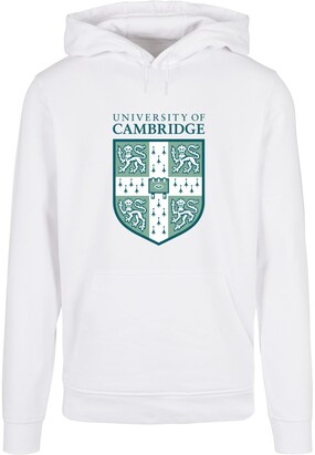 Merchcode Sweatshirt ‘University Of Cambridge’ Petrol / Pastelgroen / Wit / Offwhite