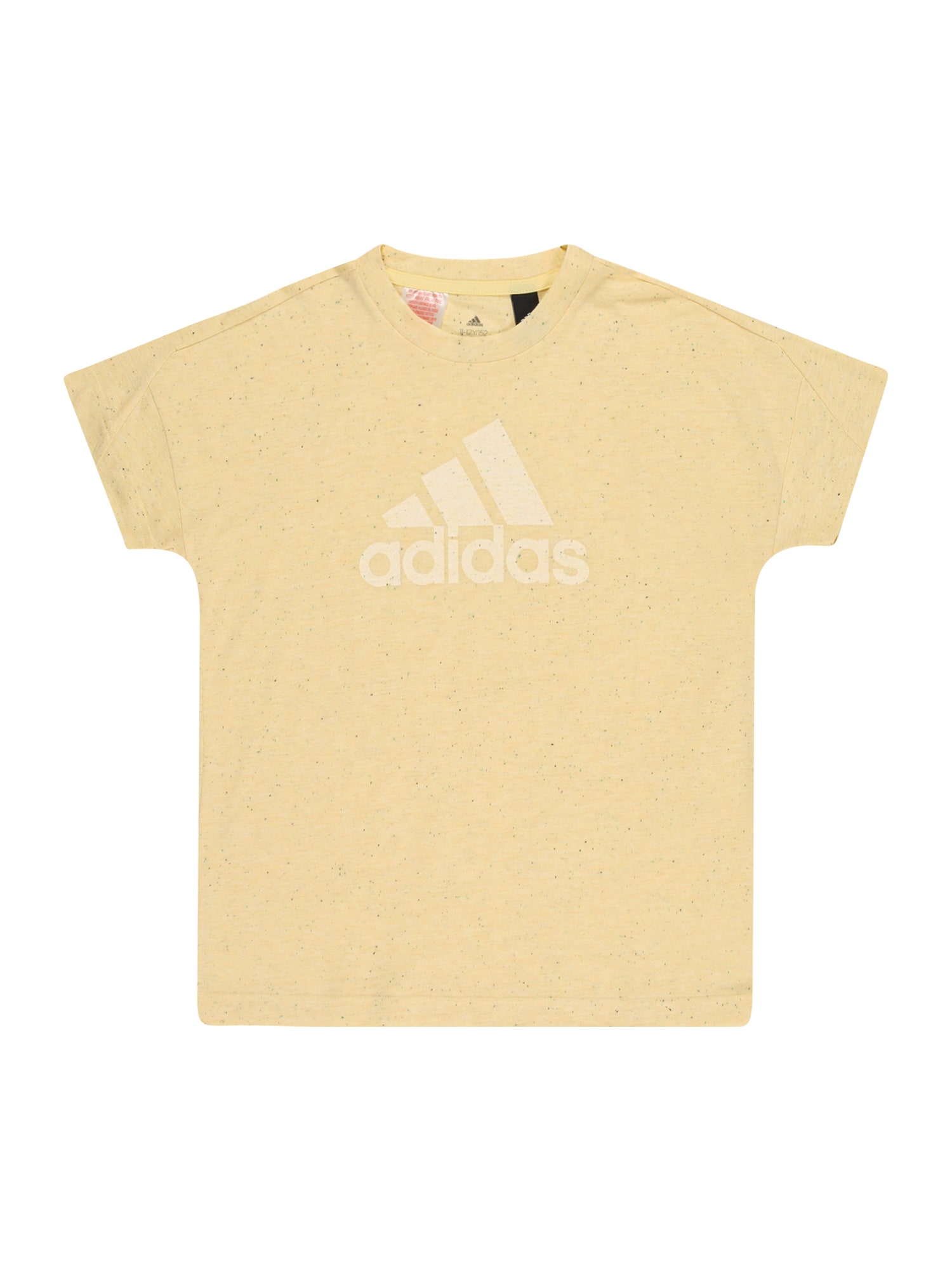ADIDAS SPORTSWEAR Funkčné tričko 'Future Icons  Loose Badge Of Sport'  žltá / biela