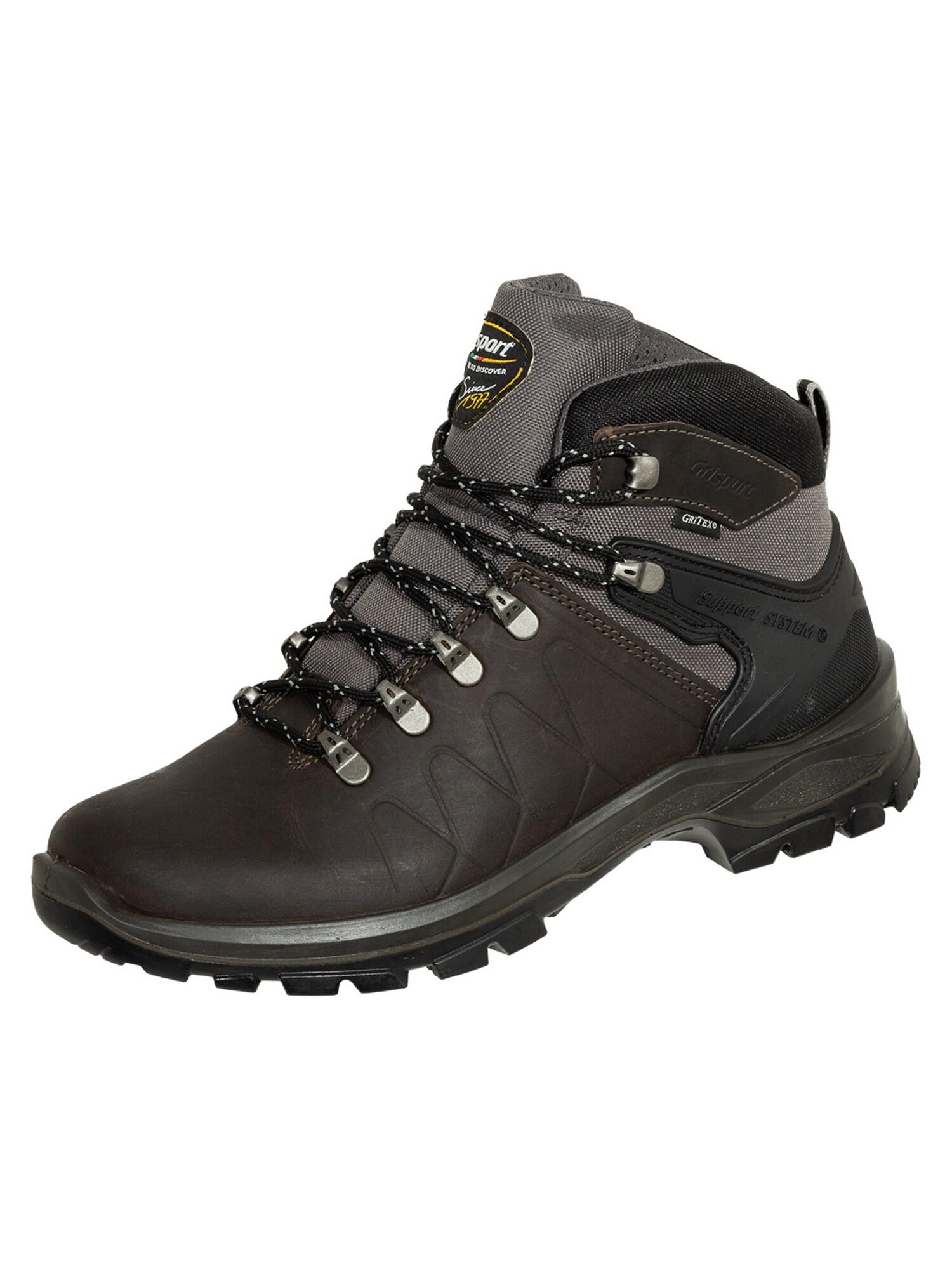 Grisport Halbschuh Wanderschuhe Schnürstiefel Gritex In Anthrazit/grau
