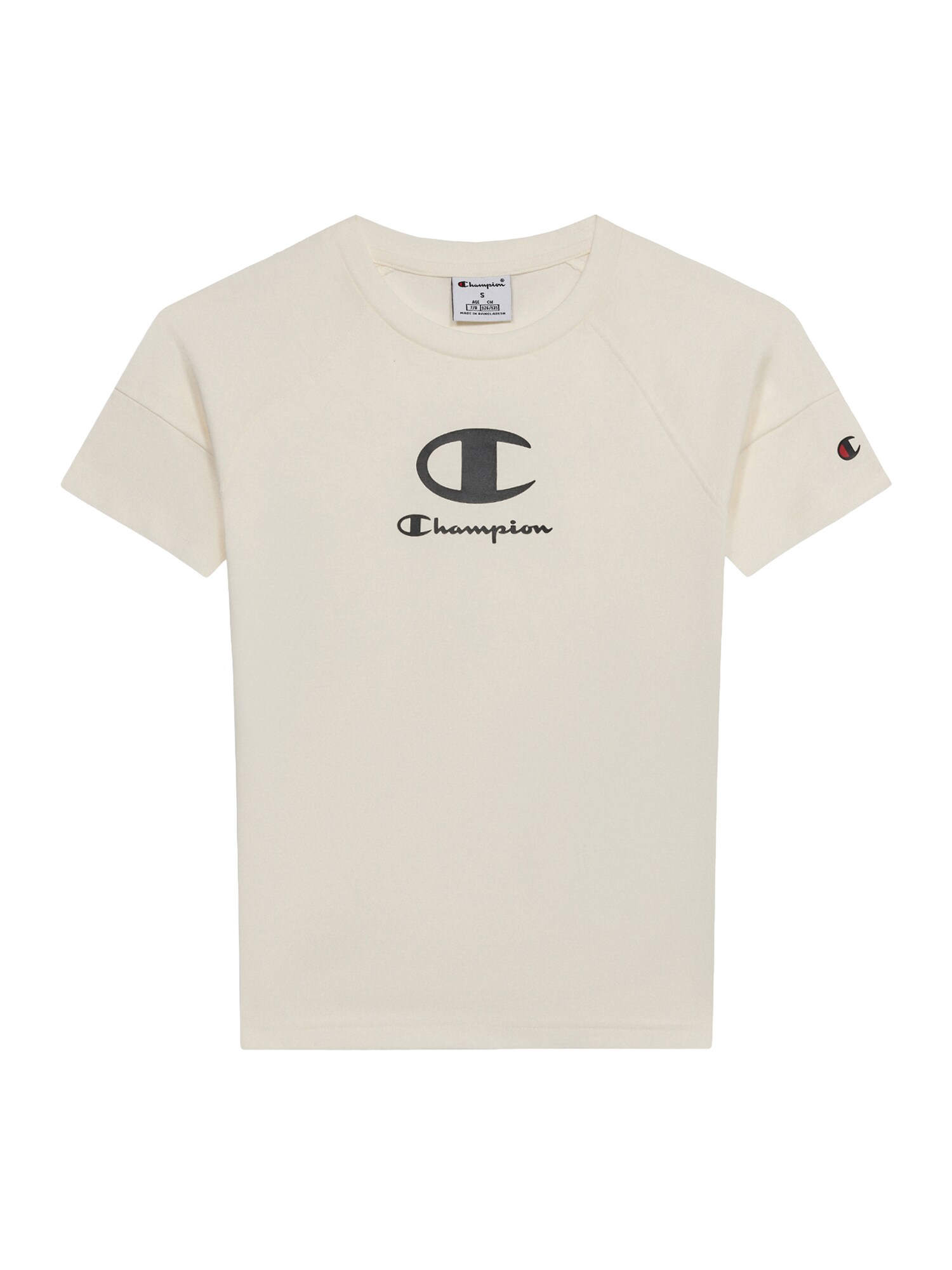 Champion Tricou bej deschis / negru