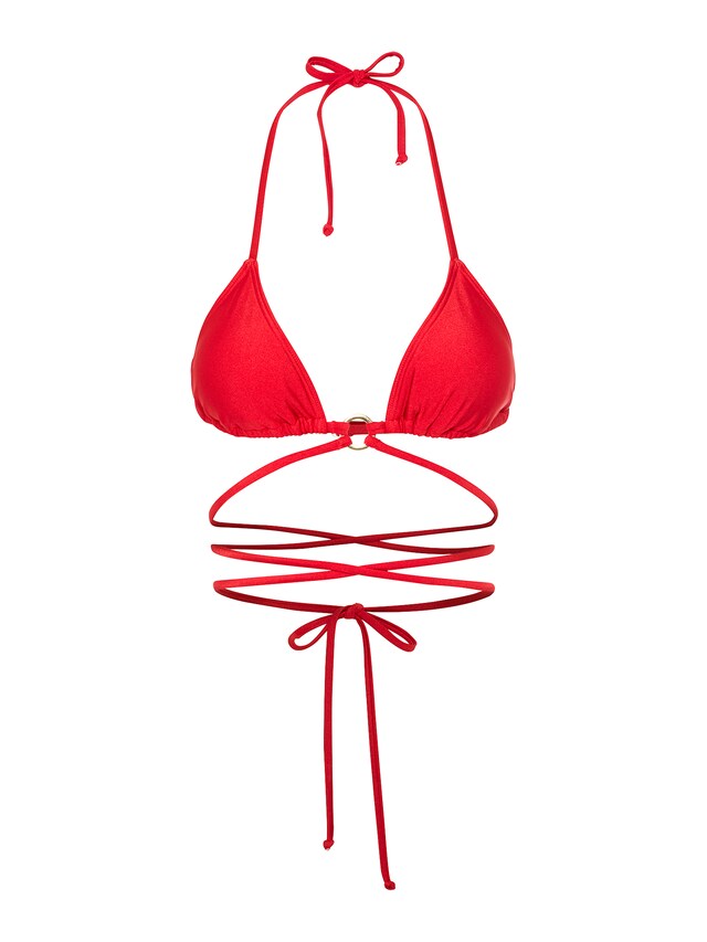 LSCN by LASCANA, Bikini felső 'Baila', piros, 4 kép a 5 közül