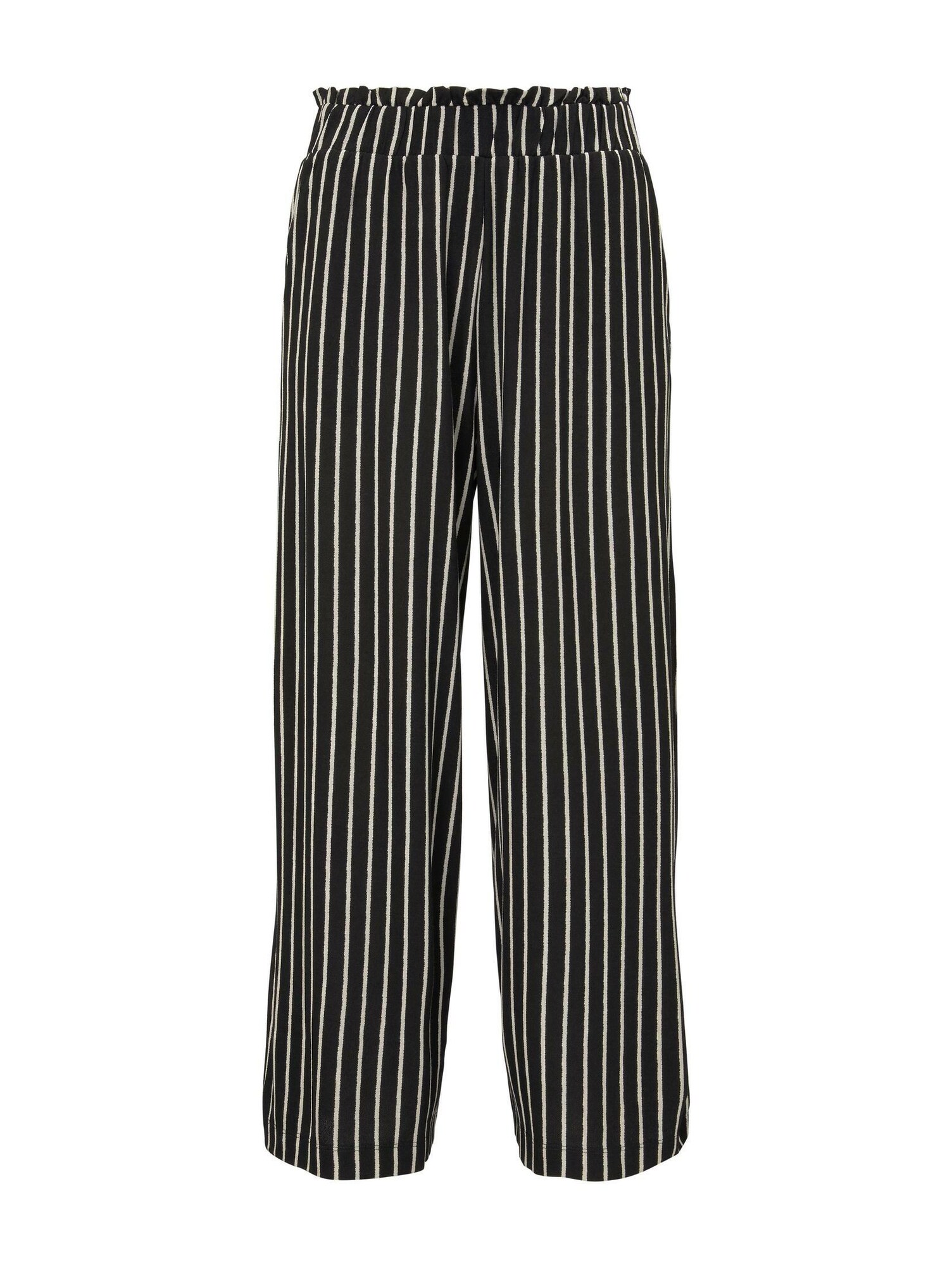 TOM TAILOR DENIM Kelnės  balta / juoda