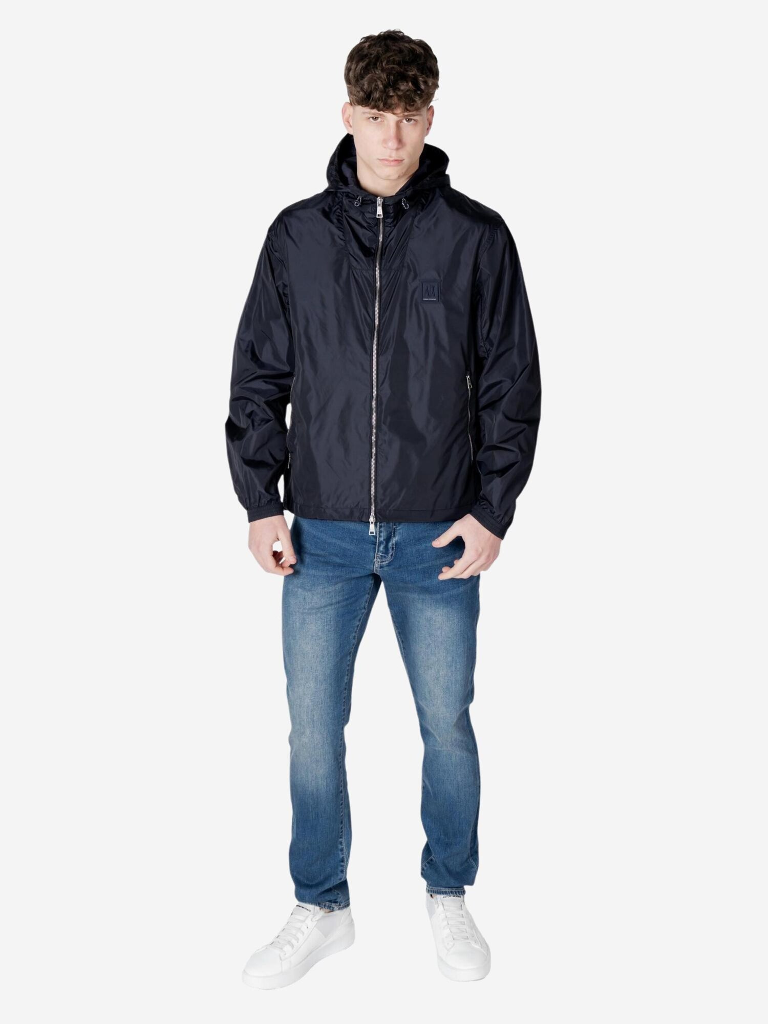 ARMANI EXCHANGE Abrigo de entretiempo 'XM000342 AF12285'  azul – imagen 4