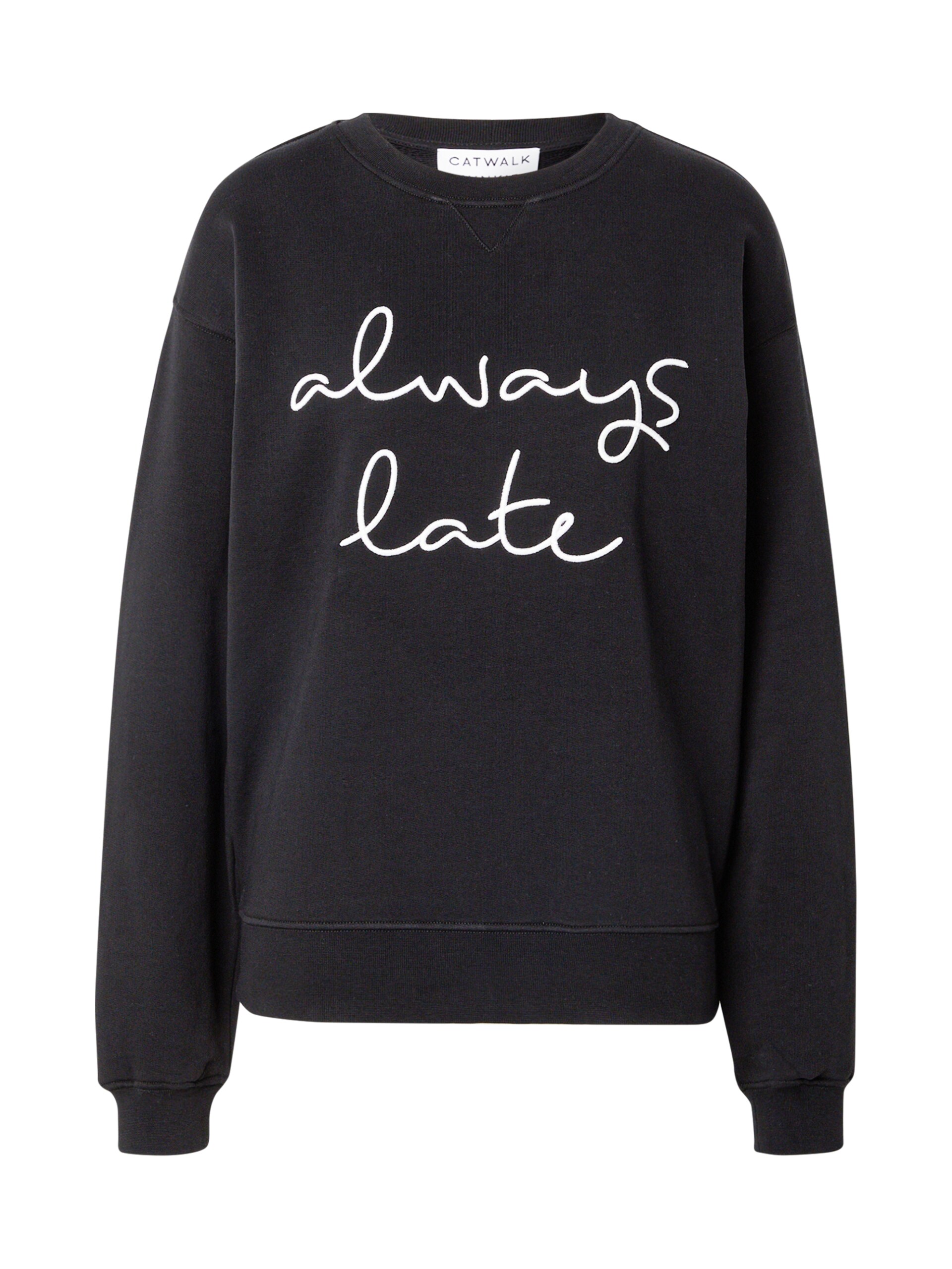 CATWALK JUNKIE Sweatshirt 'Always Late' dam
