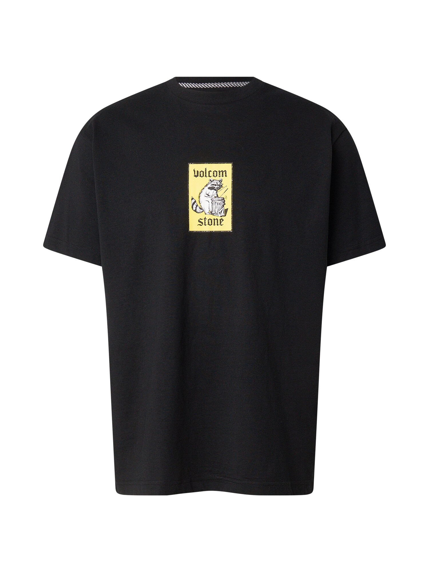Volcom Tricou ROCKOUT  galben / negru / alb