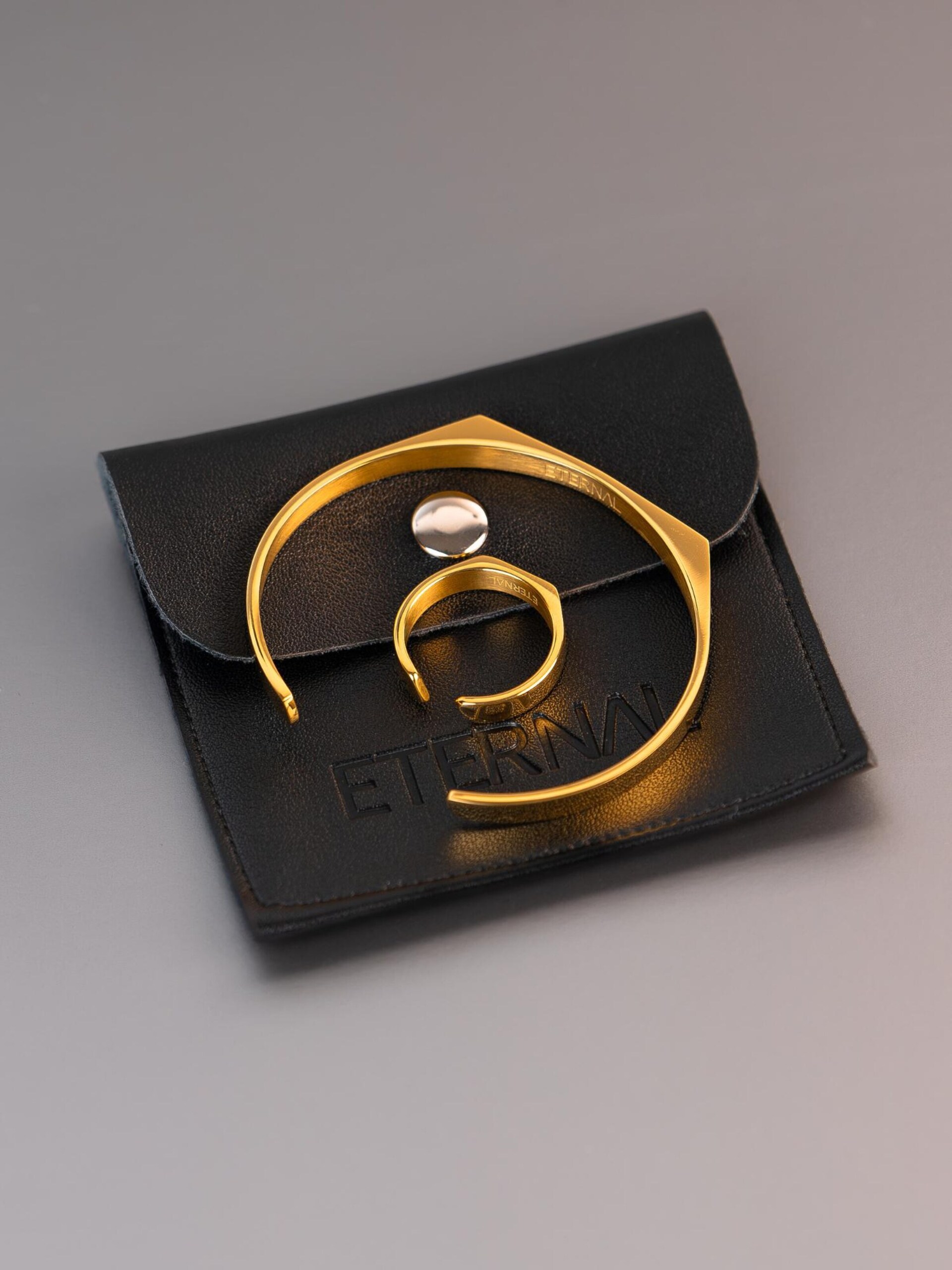 Eternal Smyckeset 'Pinky Ring und Siegelarmreif' herr