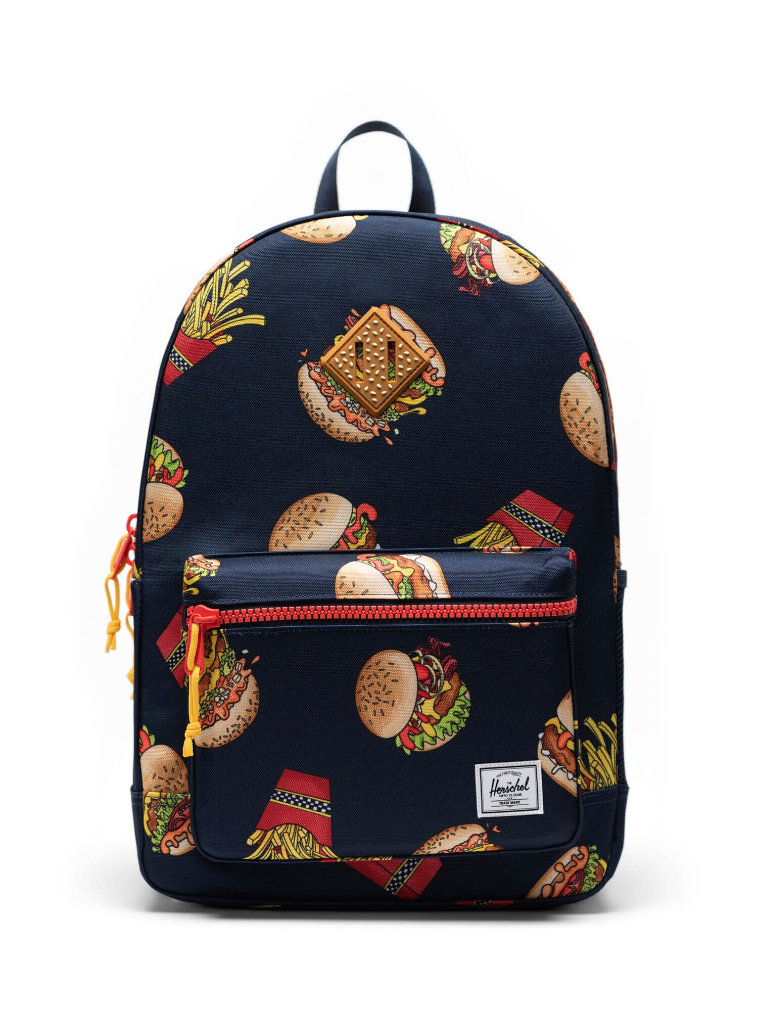 Herschel Rucsac 'Heritage'  bleumarin / maro mokka / galben / alb