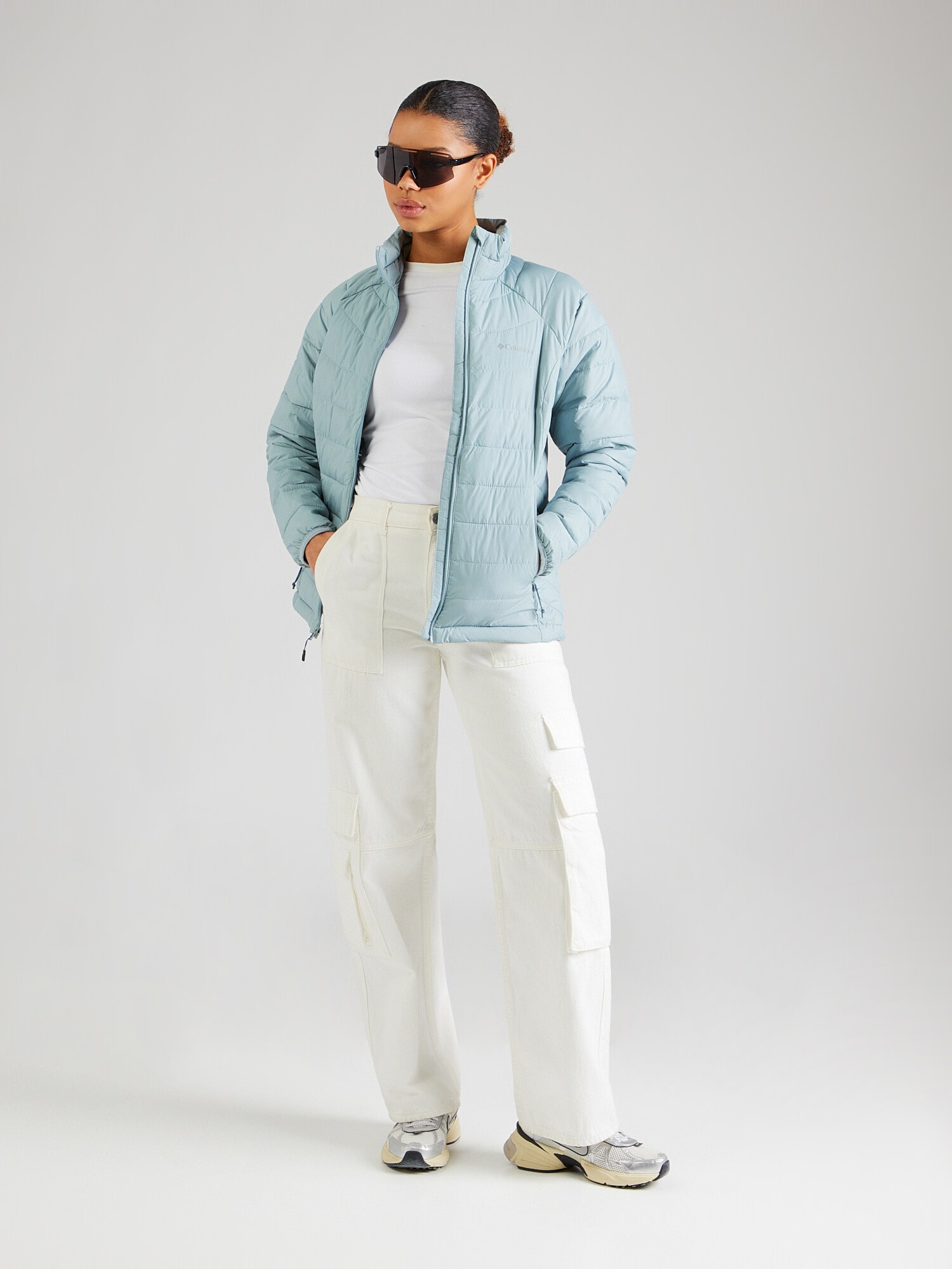 COLUMBIA Chaqueta de montaña 'Powder Lite II'  azul claro – imagen 4