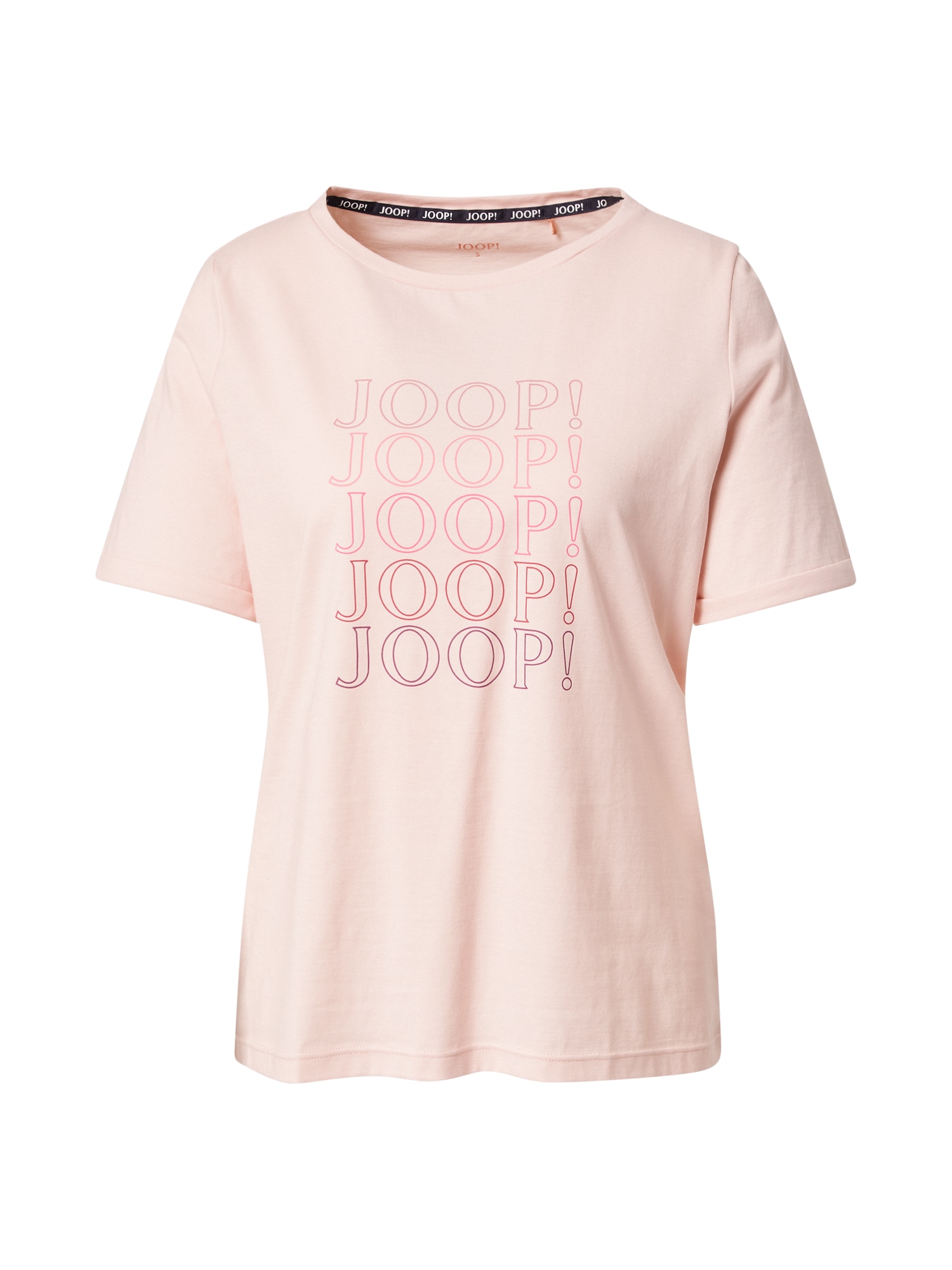 JOOP! Bodywear Marškinėliai tamsiai violetinė / rožinė / rožių spalva / raudona