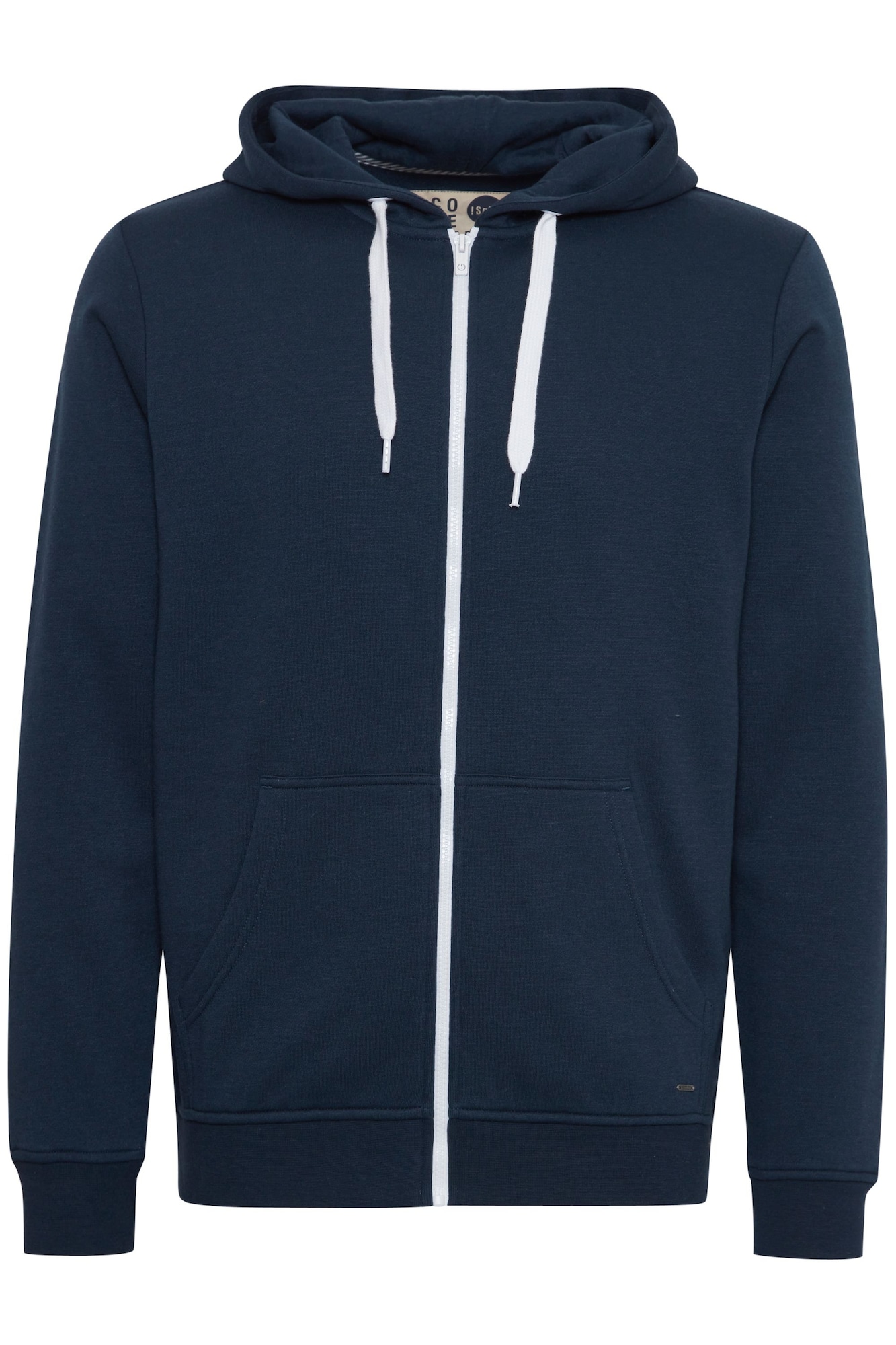 !Solid Sudadera con cremallera 'Olli'  azul