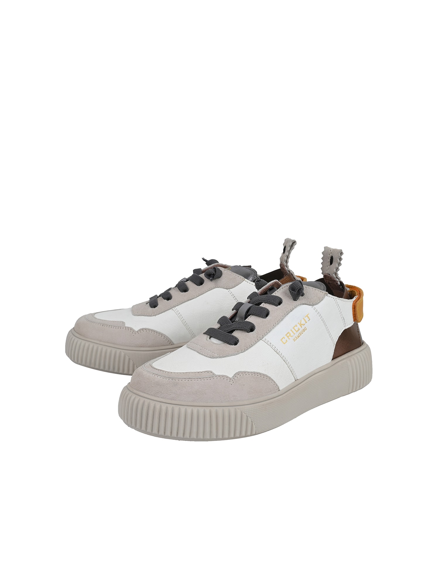 Crickit Sneakers laag ' PARIA ' lichtbeige brons offwhite