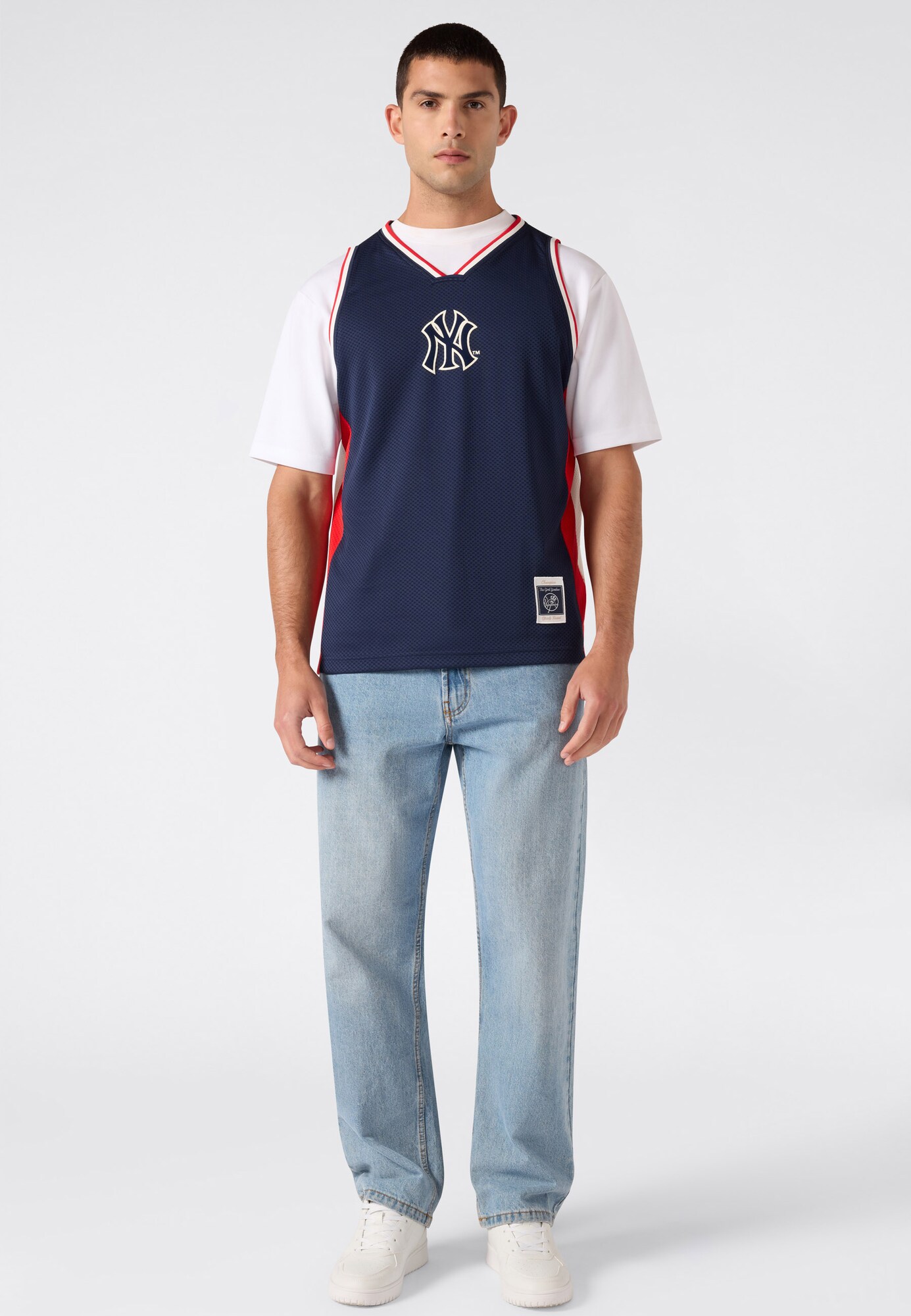 Champion Camiseta  navy / rojo / blanco – imagen 4