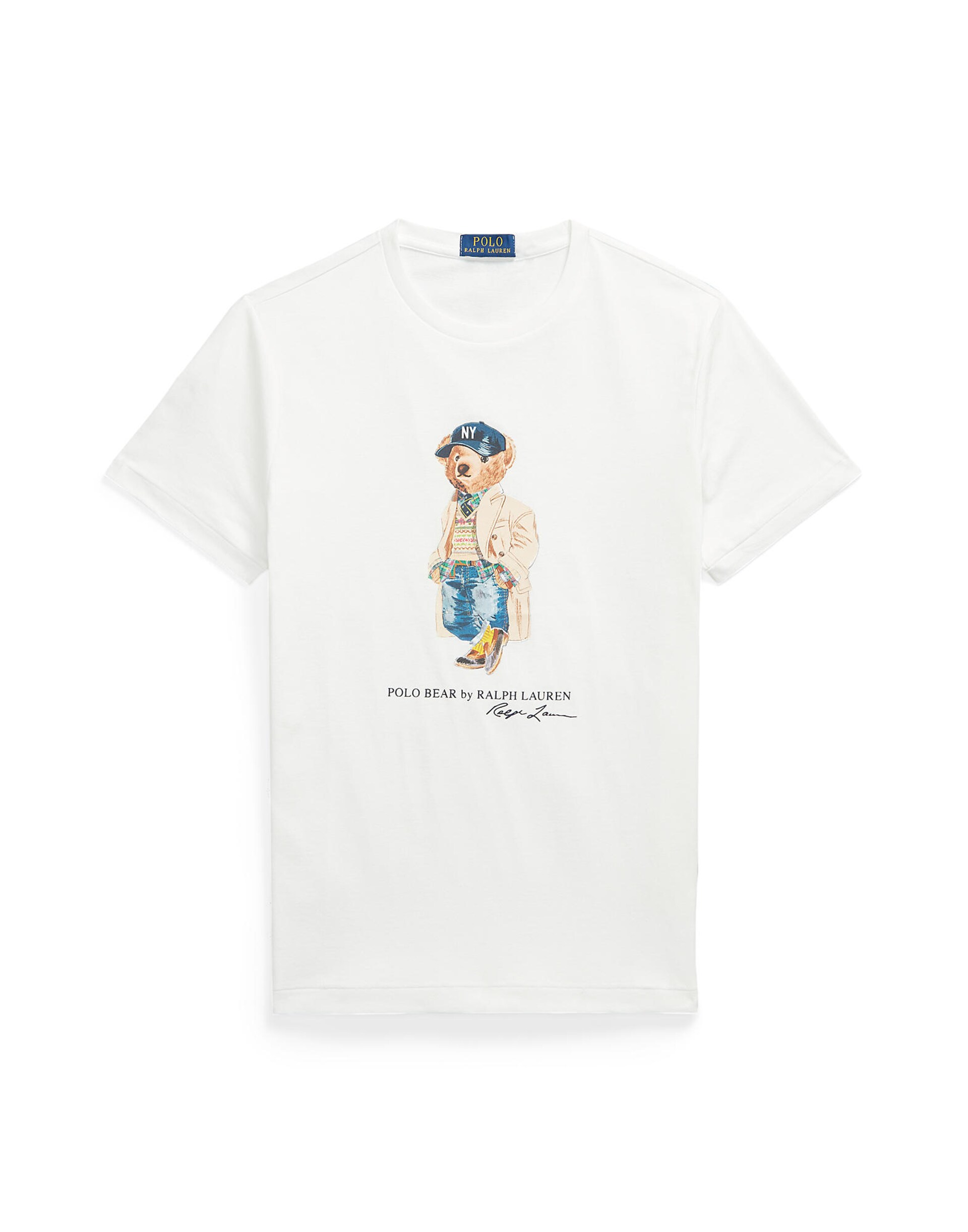 Polo Ralph Lauren T-shirt kräm / himmelsblå / svart herr