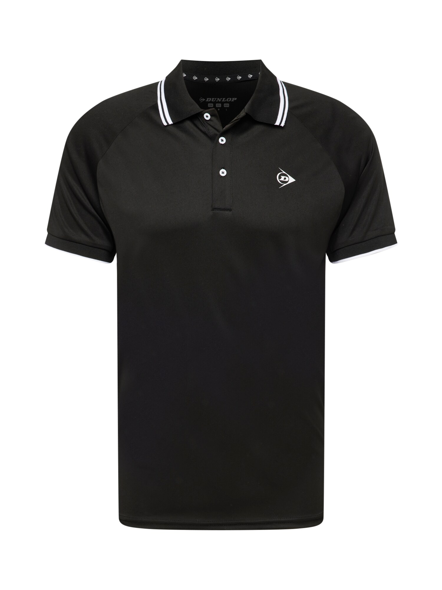 DUNLOP Функционална тениска  черно / бяло