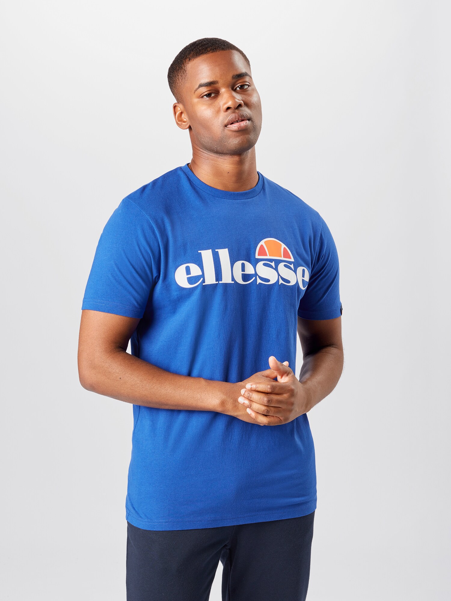 ELLESSE Shirt 'PRADO'  blue / white / orange