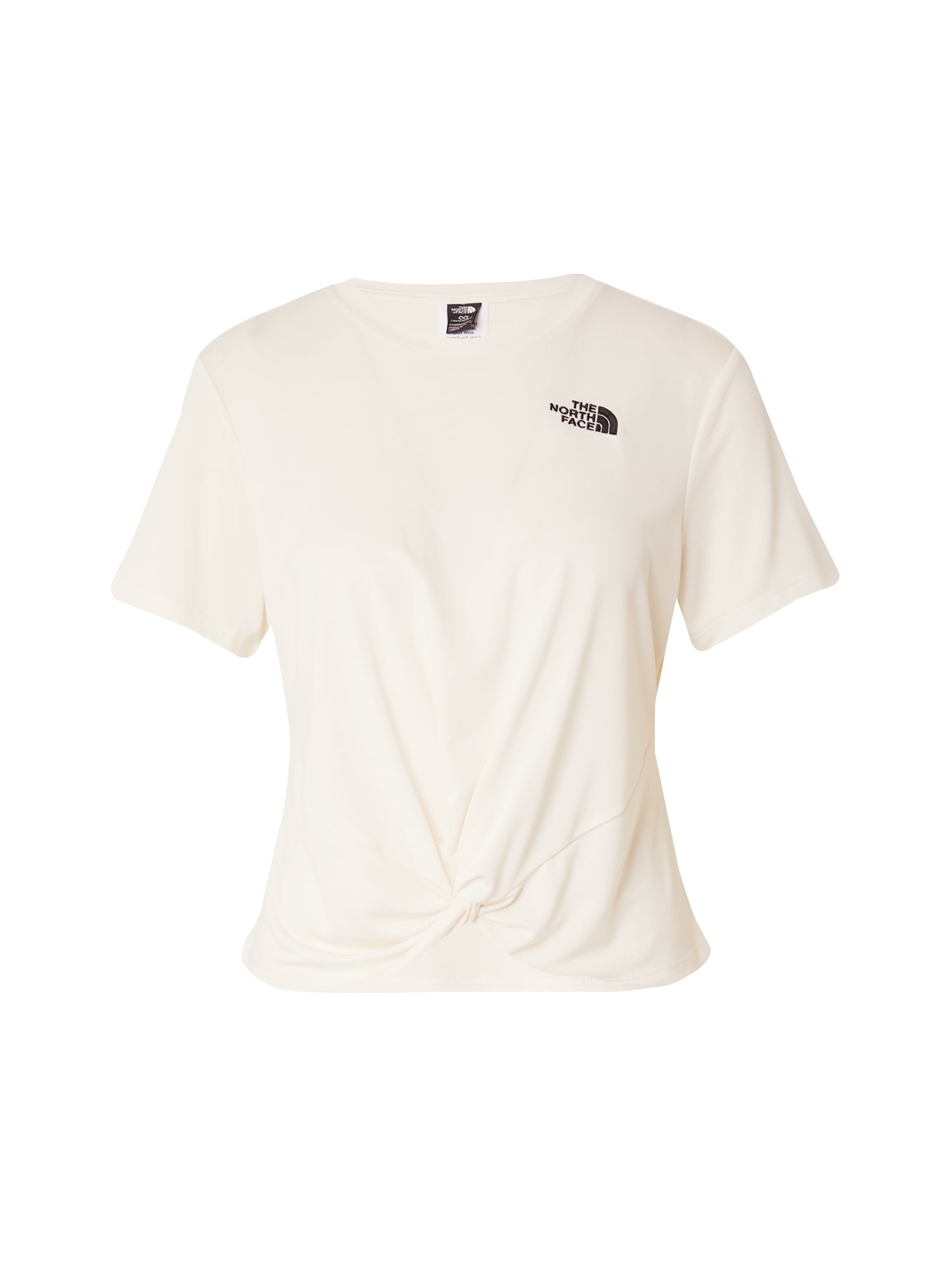 THE NORTH FACE Sportiniai marškinėliai 'FOUNDATION' juoda / vilnos balta