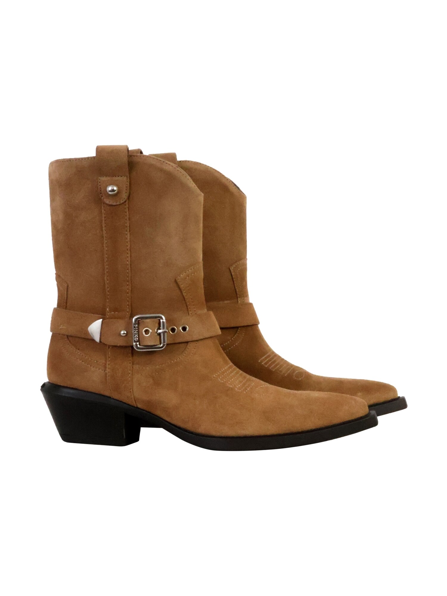 PINKO Botas de tobillo marrón – imagen 3