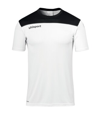 UHLSPORT Camiseta funcional  negro / blanco