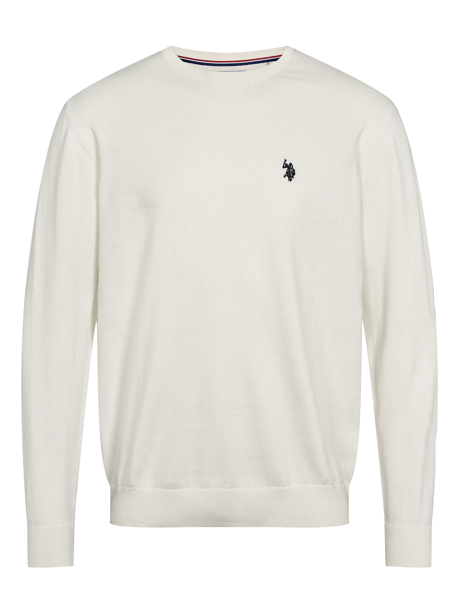 U.S. POLO ASSN. Pulover UMAdair negru / alb