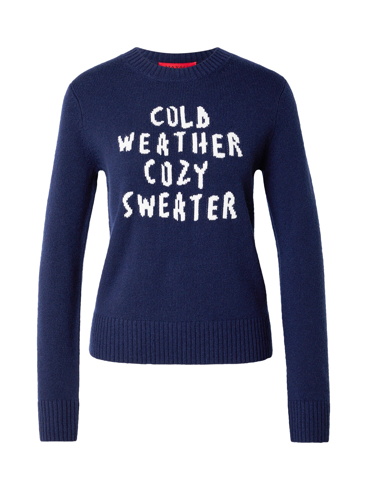 MAX&Co. Pulover FONTANA  bleumarin / alb