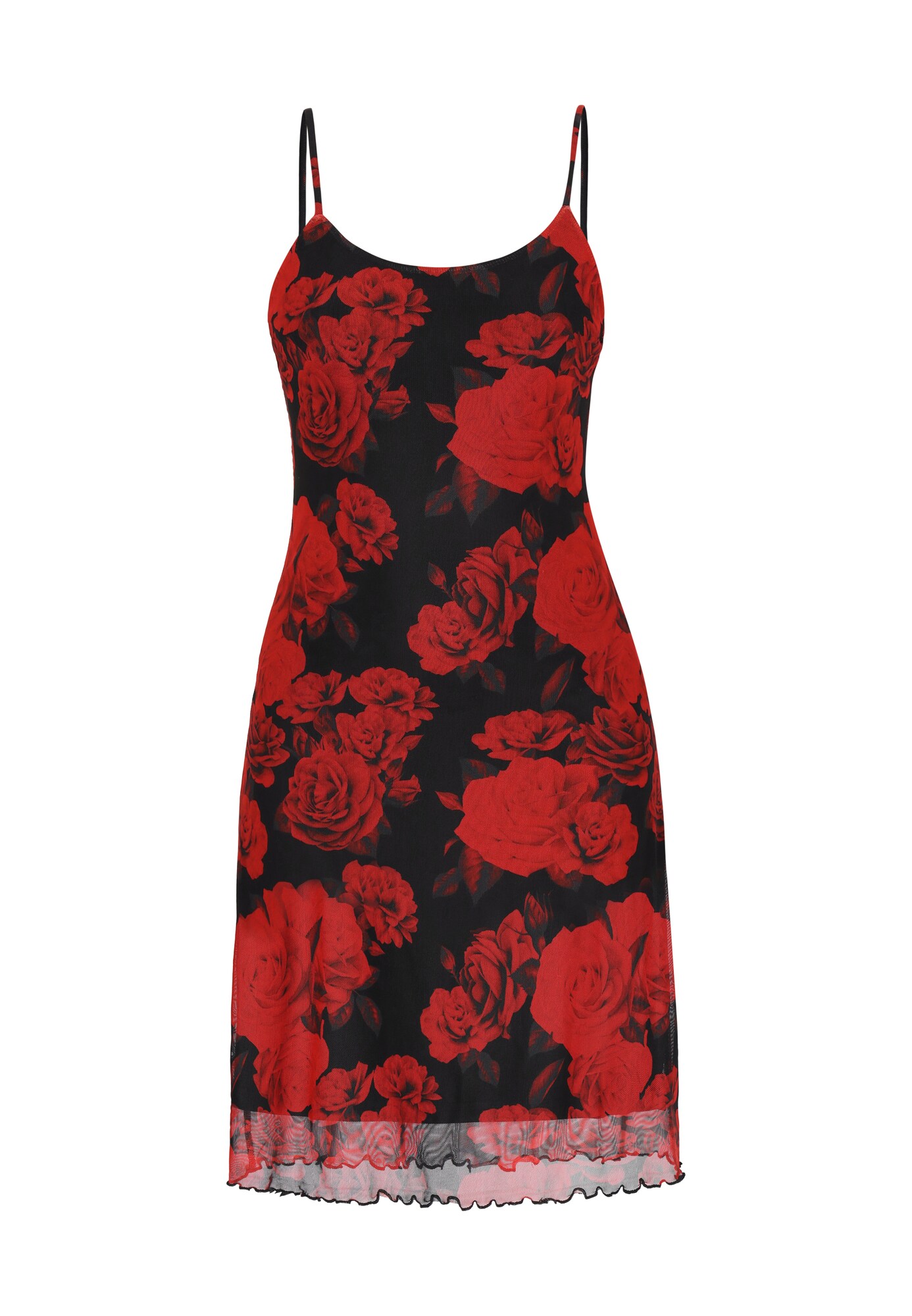 myMo ROCKS Rochie de vară Valentines Day  roși aprins / negru