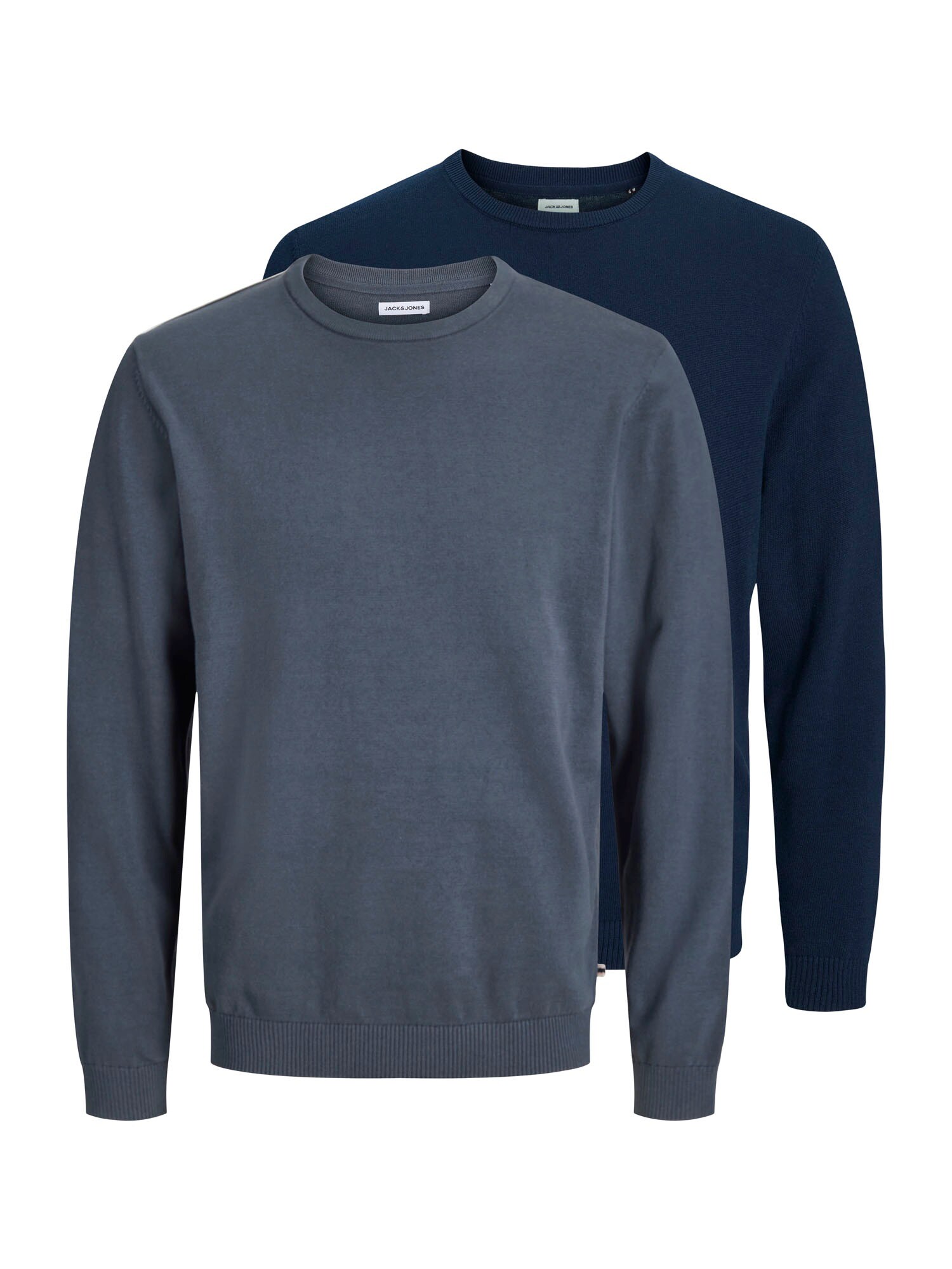 JACK & JONES Pulover bleumarin / albastru porumbel