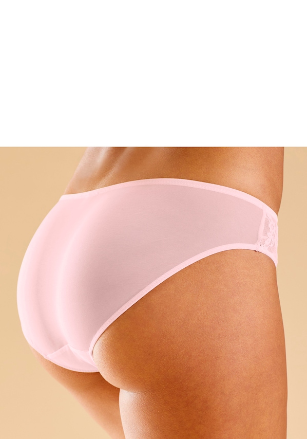 PETITE FLEUR, Slip, rózsaszín & fehér, 9 kép a 9 közül