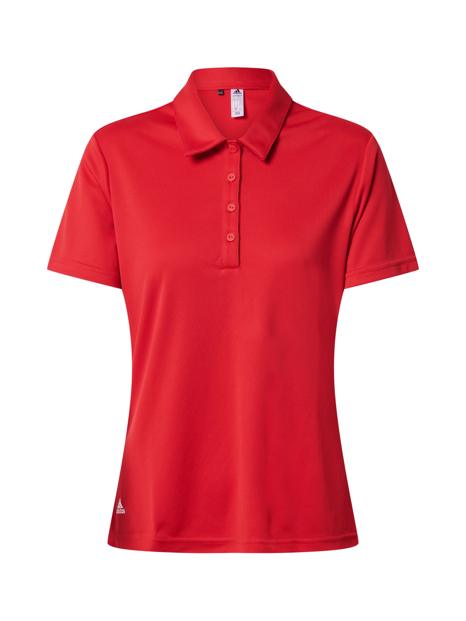 ADIDAS GOLF Функционална тениска  червено / бяло