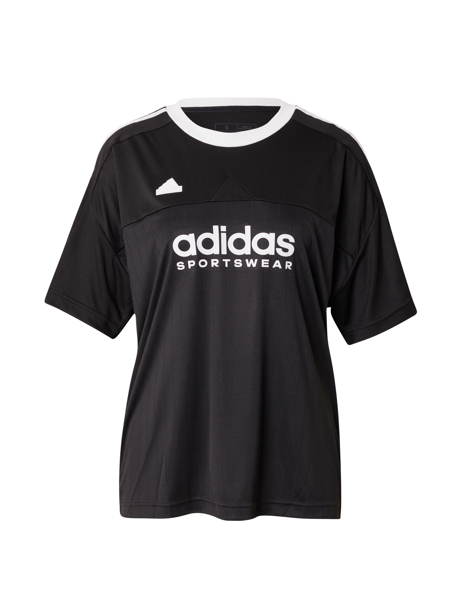 ADIDAS SPORTSWEAR Функционална тениска 'TIRO'  черно / бяло