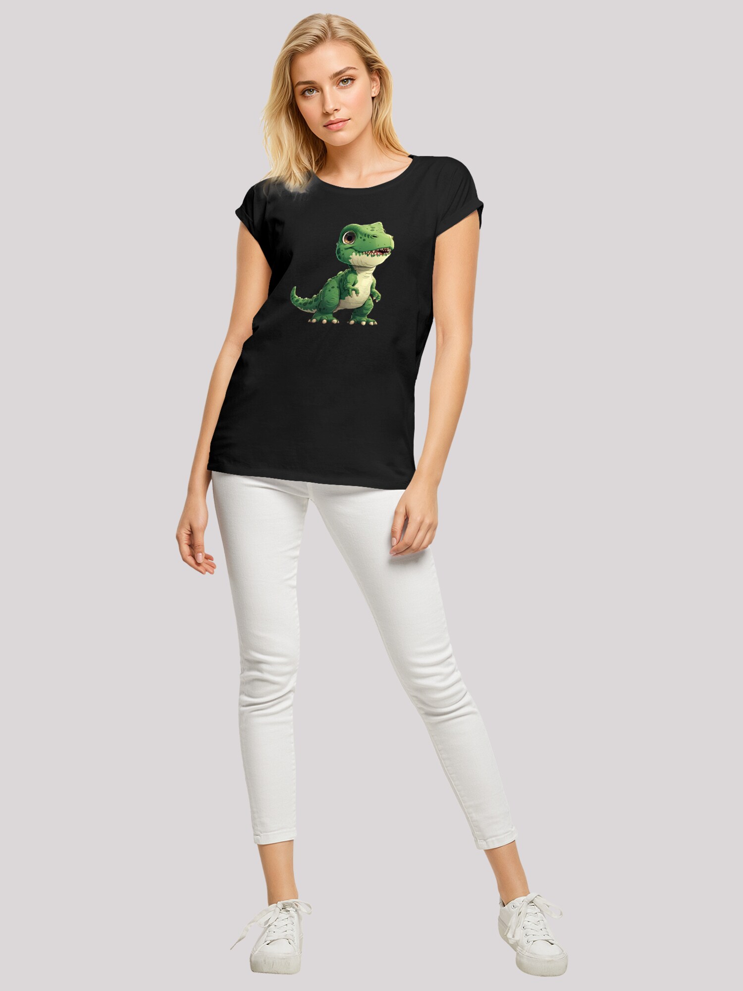 Thumbnail - F4NT4STIC T-Shirt Süßer Grüner Dino