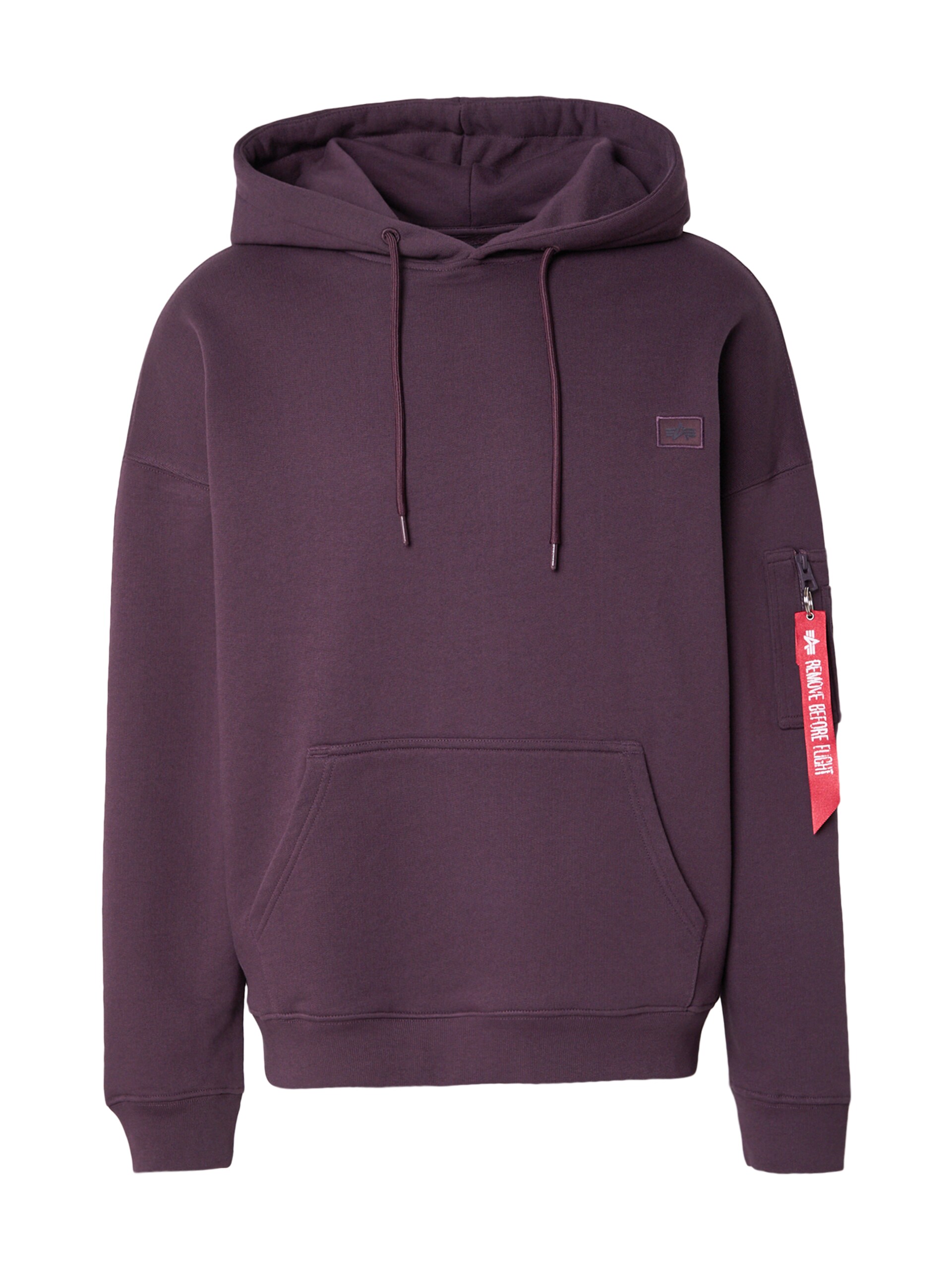 Alpha industries Sweatshirt 'Essentials' plommon / röd herr