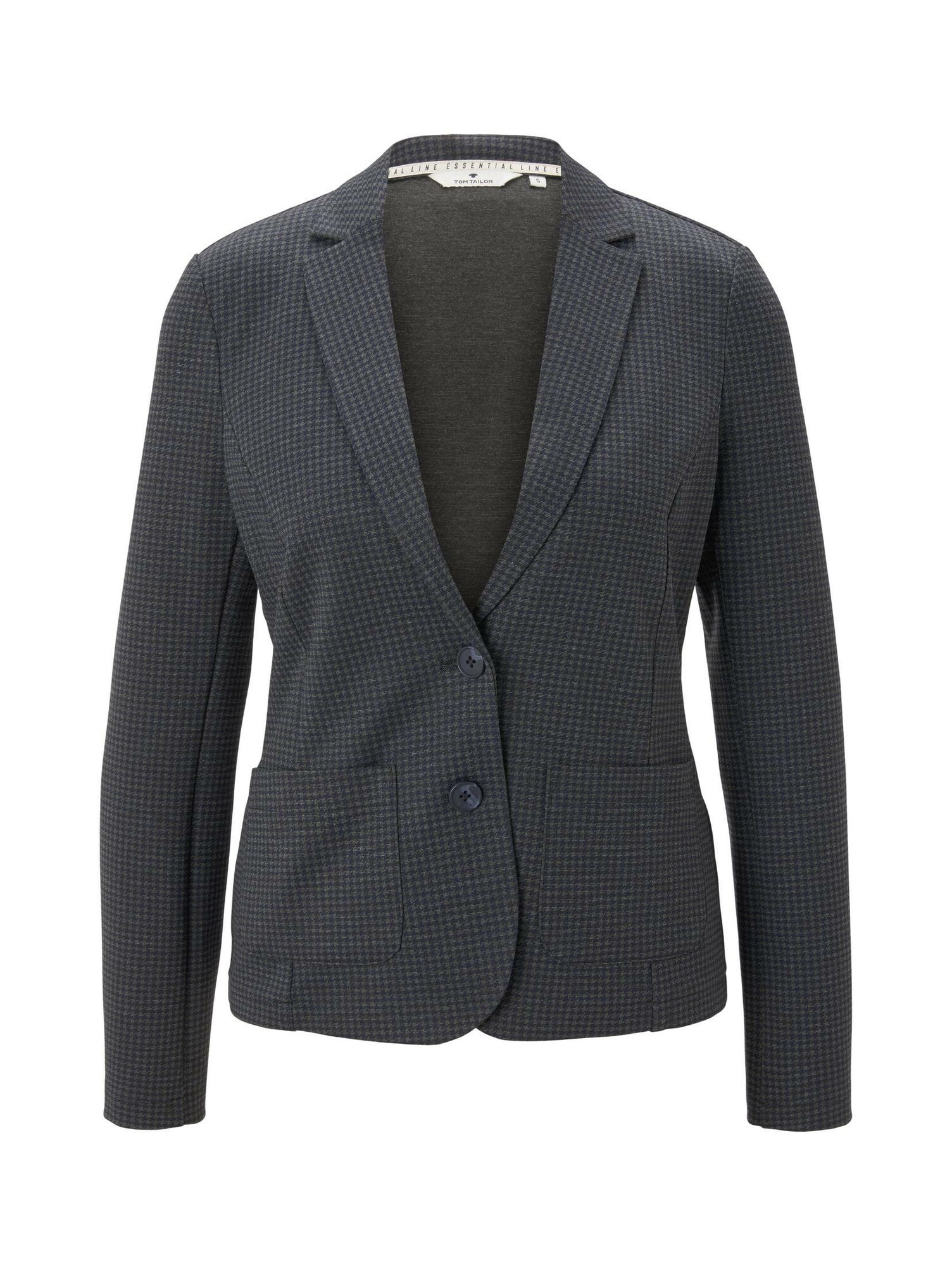 TOM TAILOR Blazer švarkas  pilka / šviesiai pilka