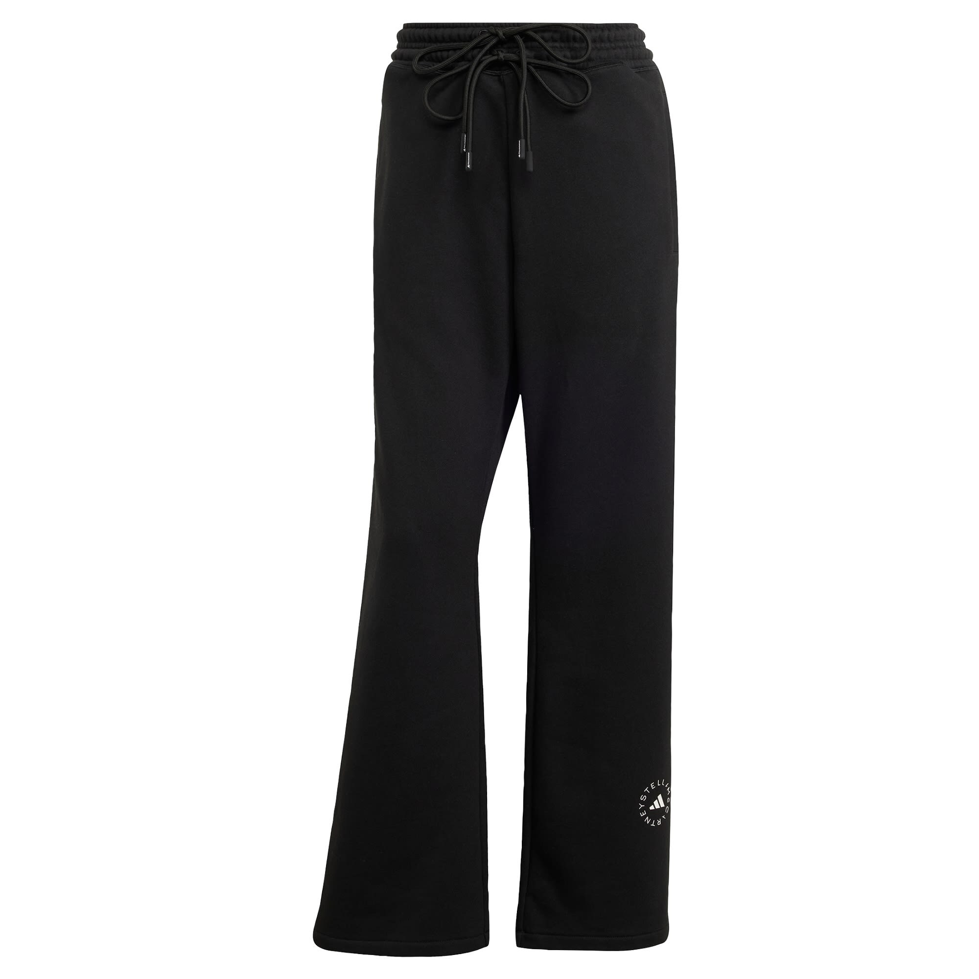ADIDAS BY STELLA MCCARTNEY Pantaloni sport  Straight Leg  negru / alb
