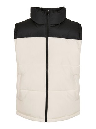 Urban Classics Bodywarmer Zwart / Wit