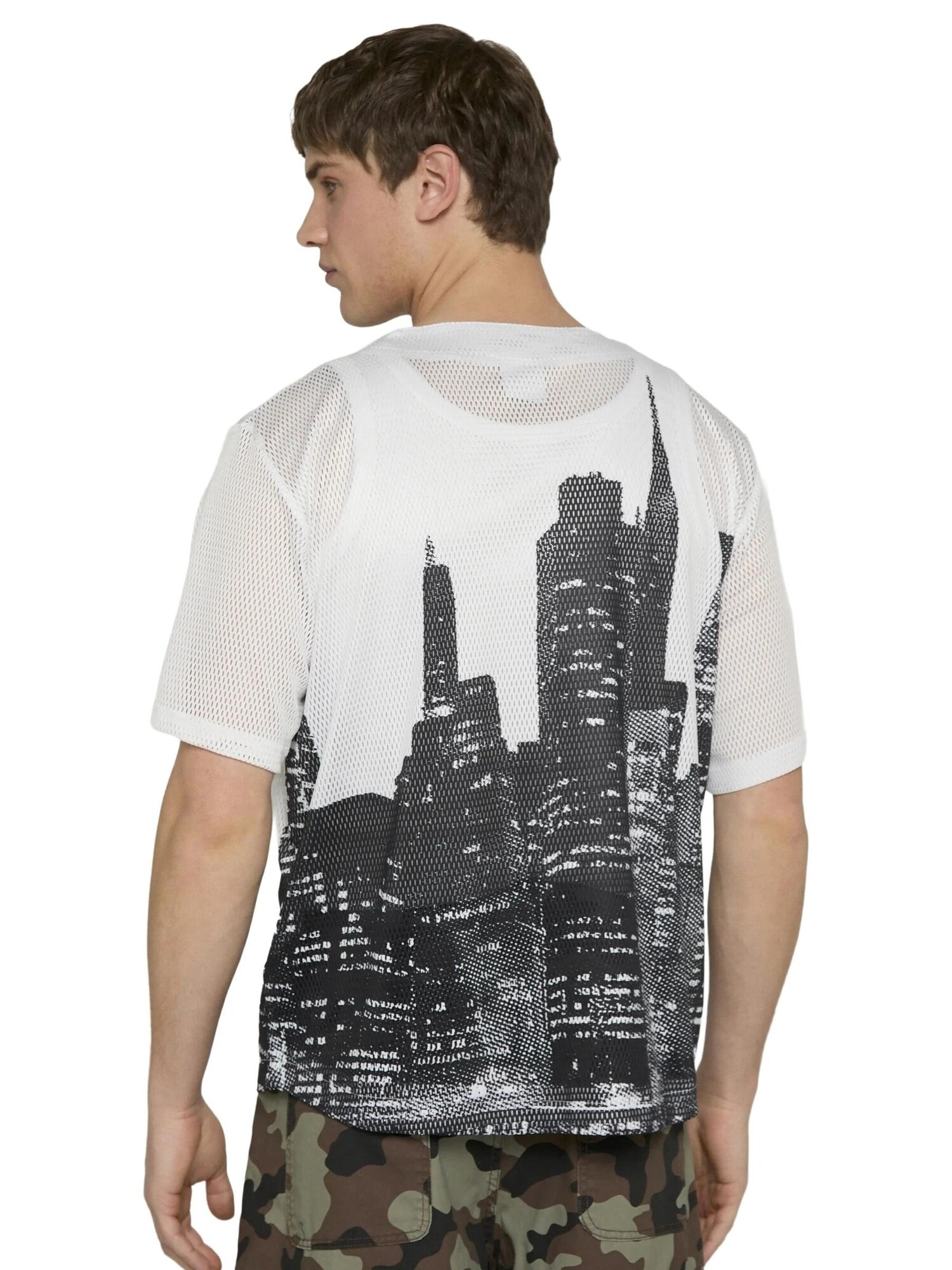 Karl Kani Camiseta 'Camisa karl kani blanca signature mesh baseball shirt'  blanco – imagen 2