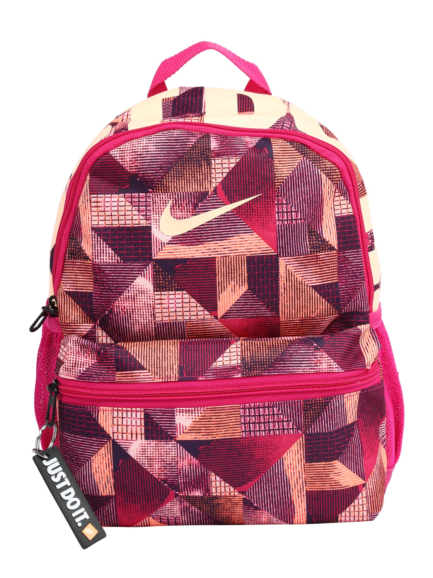 Nike Sportswear Kuprinė 'Brasilia'  rožinė / tamsiai rožinė / kremo / šviesiai ruda / juoda