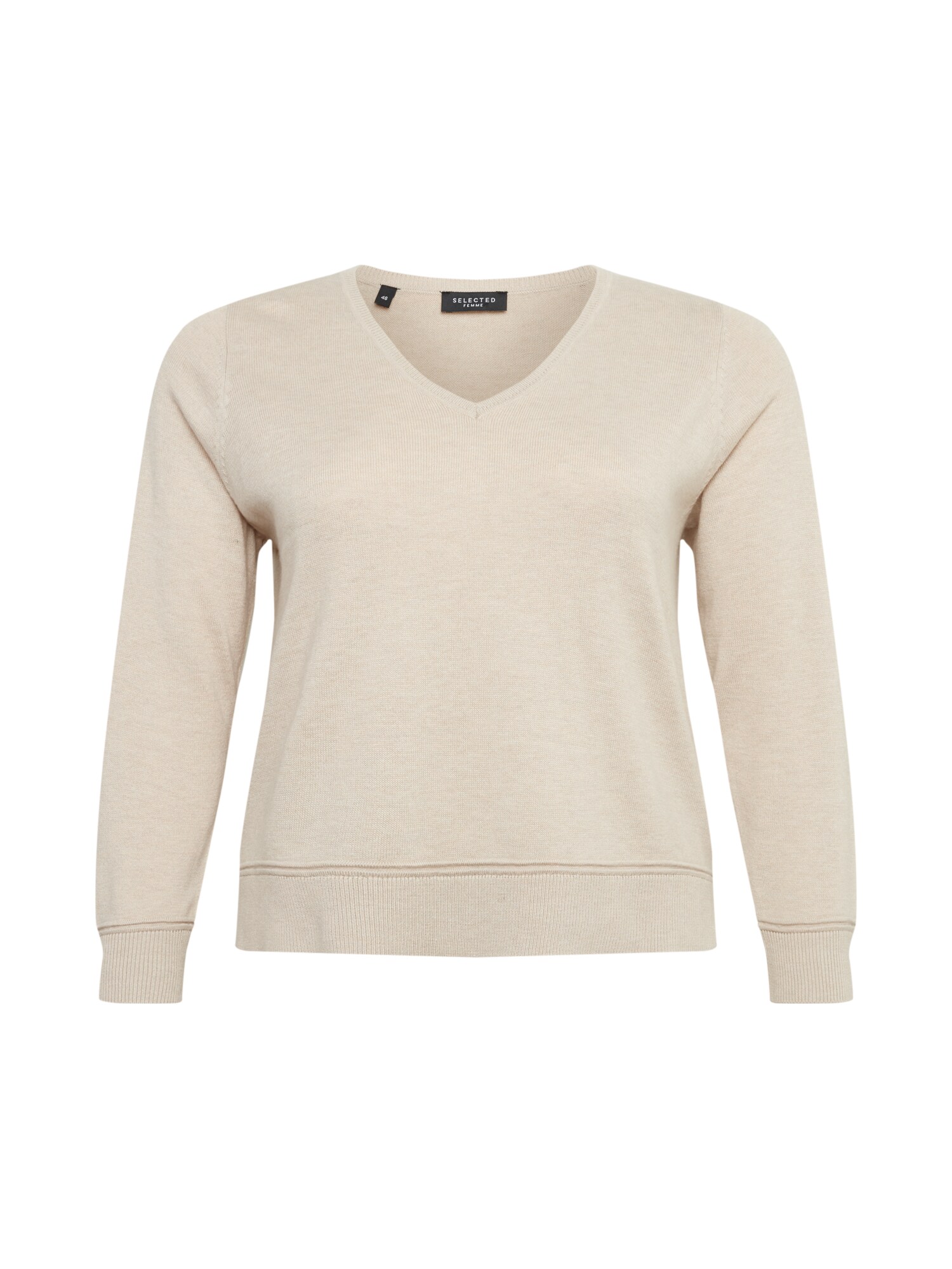 Selected Femme Curve Megztinis  smėlio