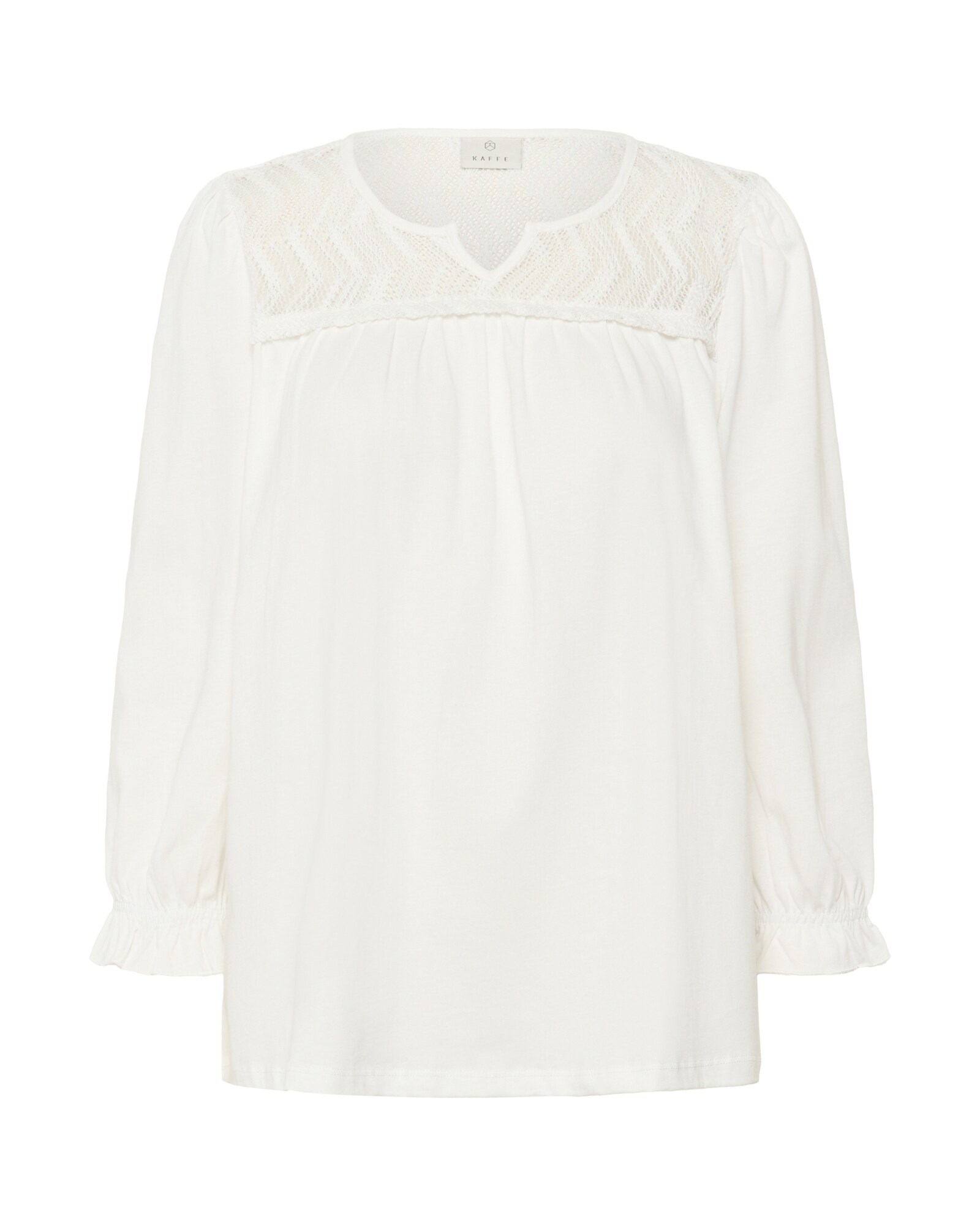 Kaffe Blusa 'KAAnna'  blanco natural
