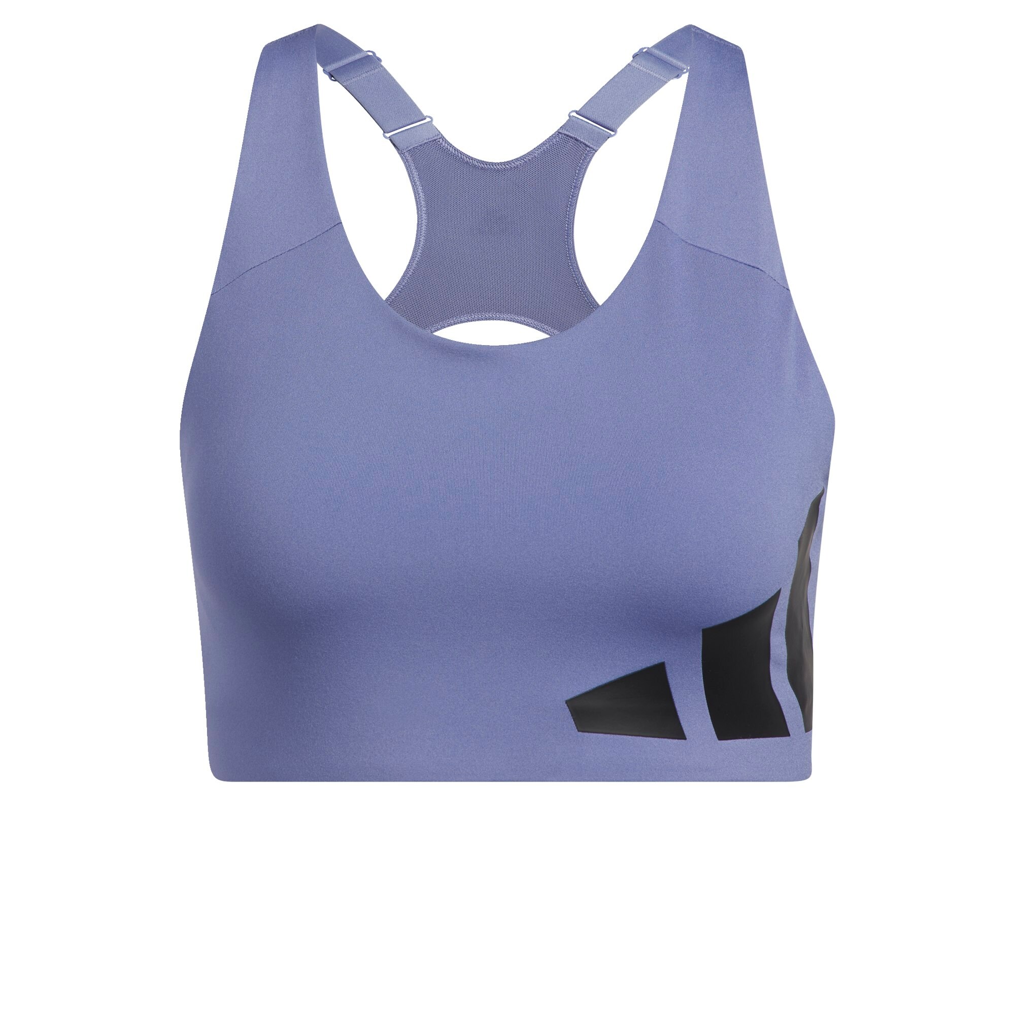 ADIDAS PERFORMANCE Športová podprsenka  fialová / čierna