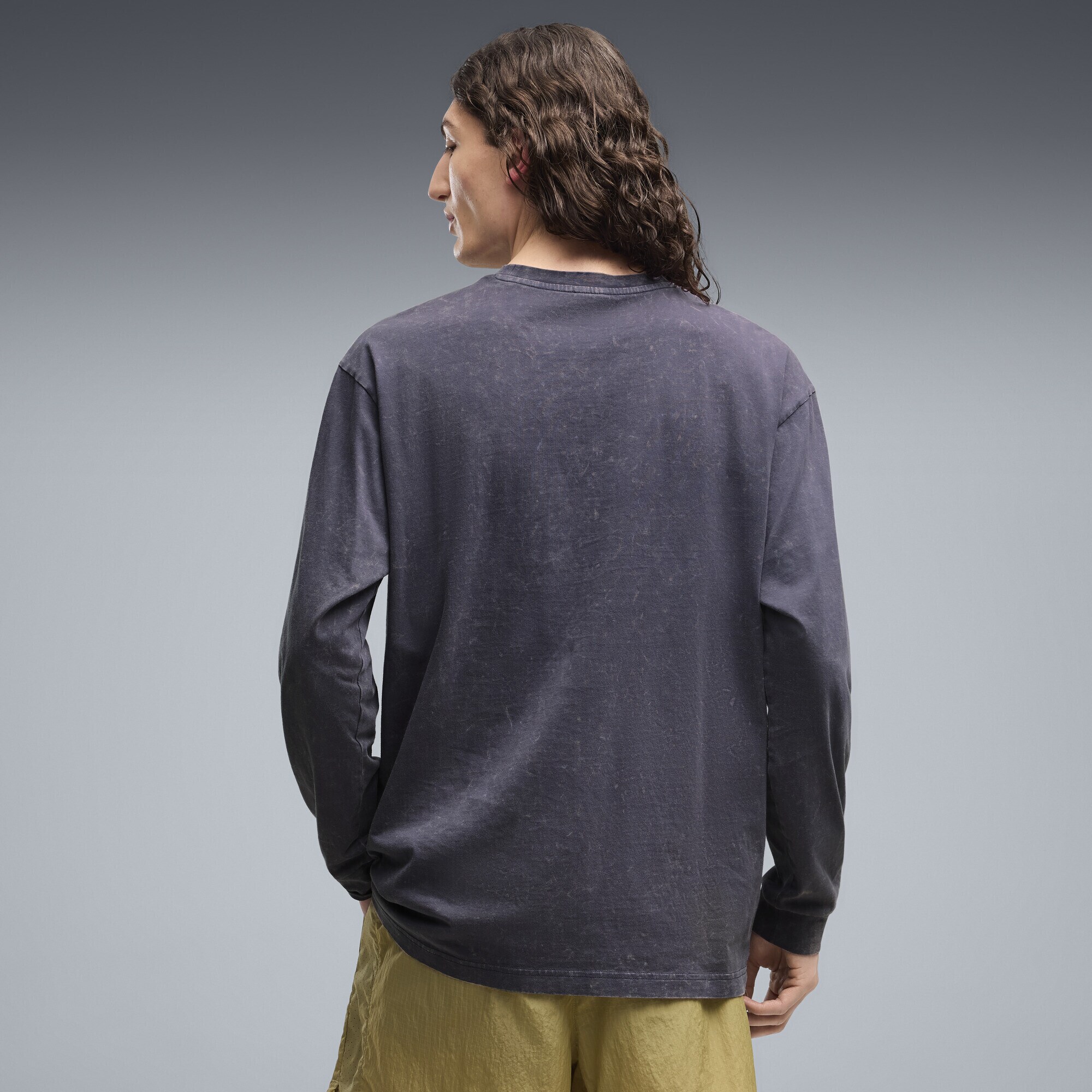 PUMA Camiseta  antracita / blanco – imagen 3