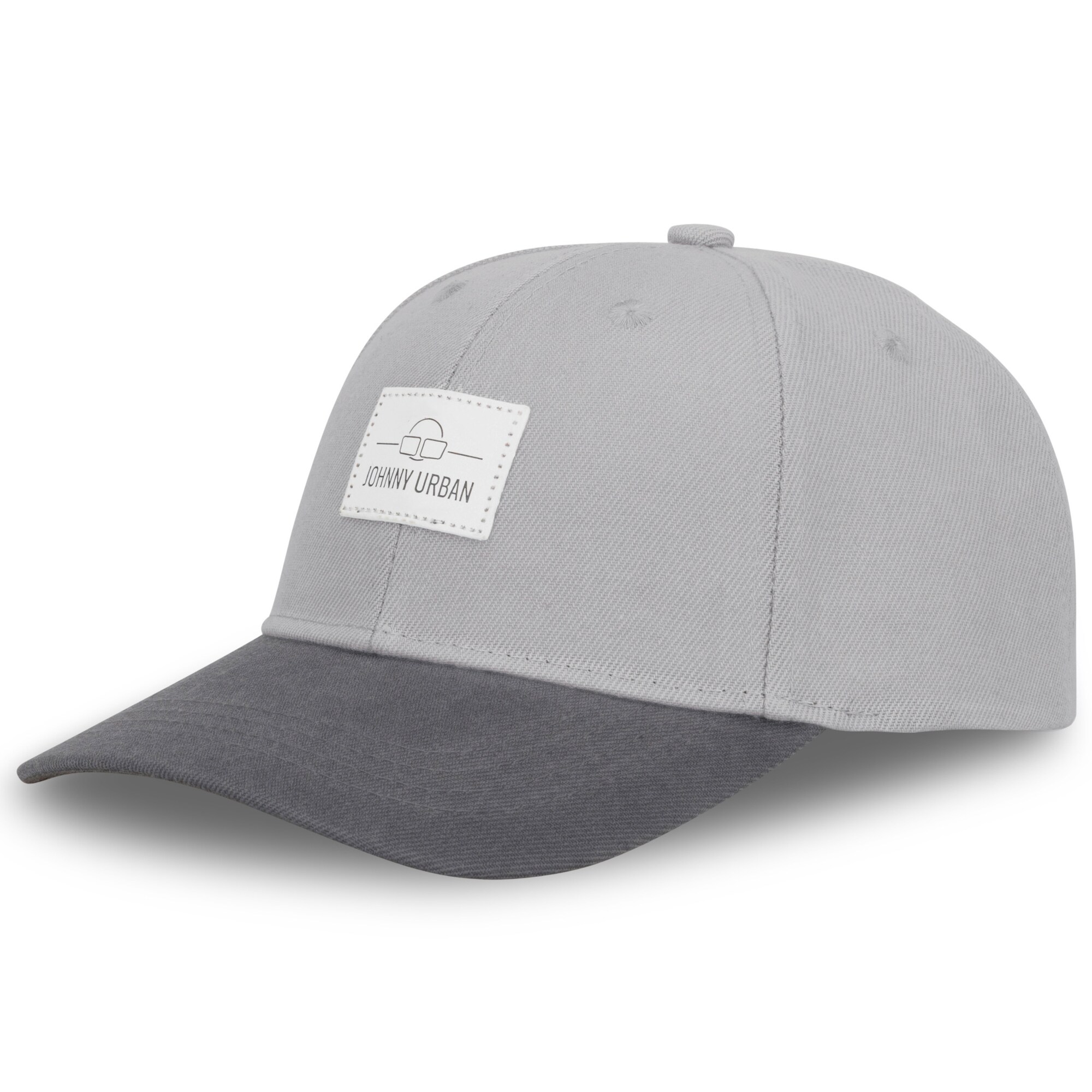 Johnny Urban Șapcă Dean Curved  gri / gri metalic / alb
