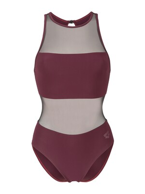 ARENA Traje de baño 'MESH PANEL VENT BACK'  rojo vino