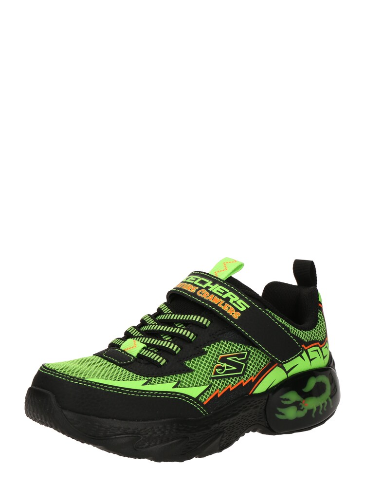 SKECHERS Sneaker Jungen Größe 33 limette / dunkelgrün