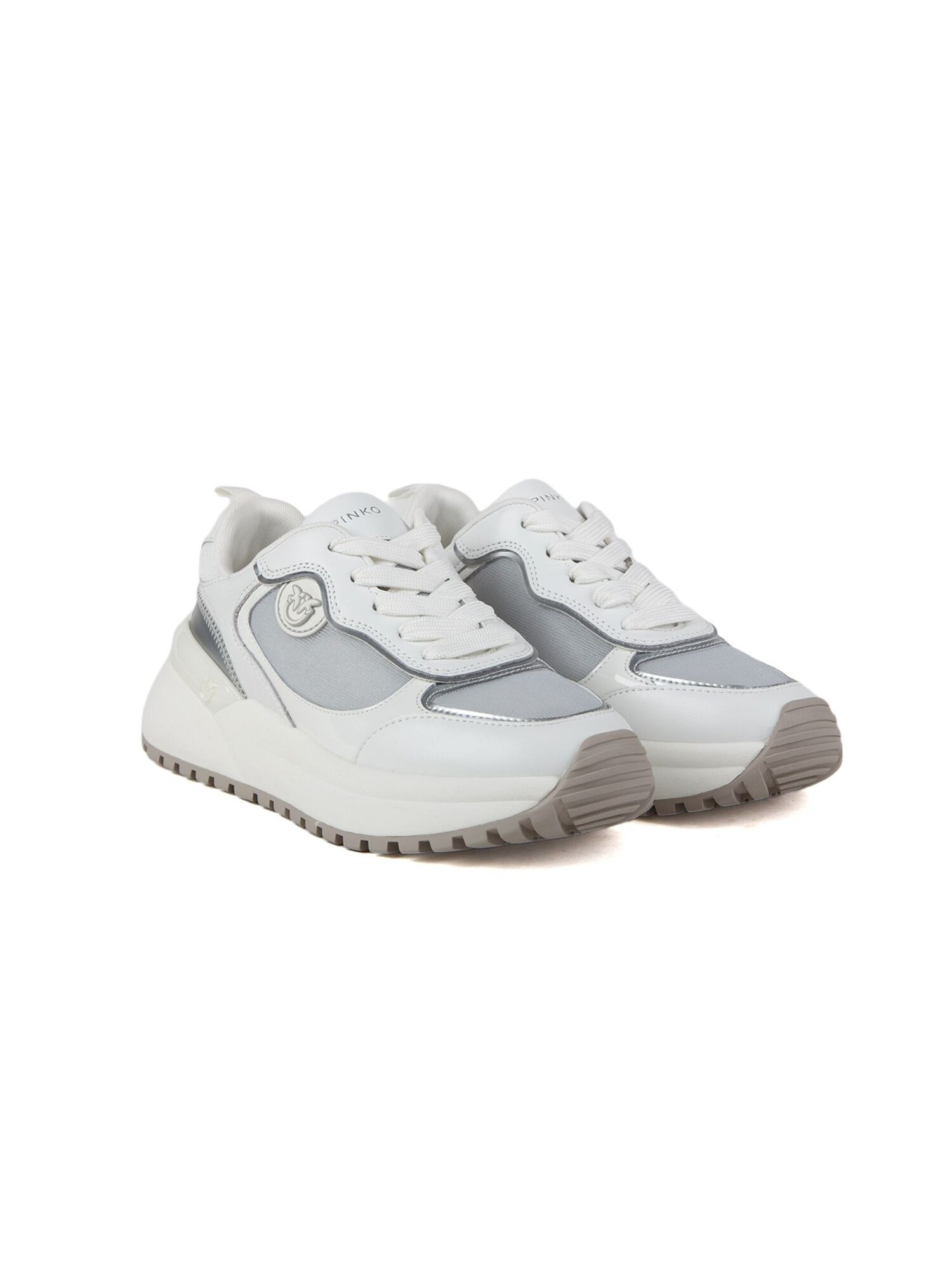 PINKO Zapatillas deportivas bajas 'Gem 14' gris claro – imagen 2