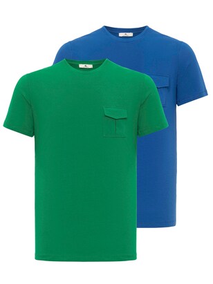 Daniel Hills Shirt Blauw / Groen