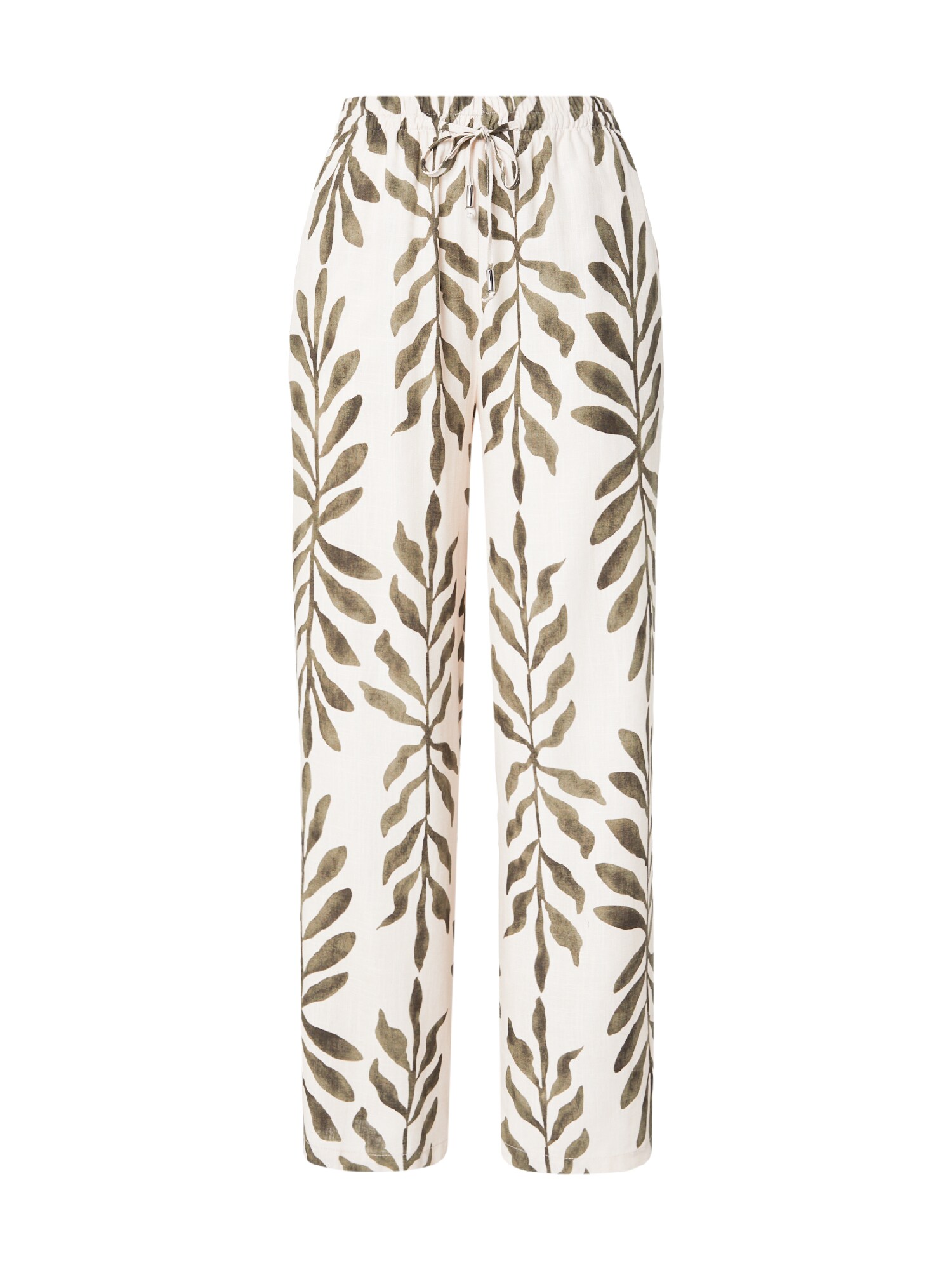 ZABAIONE Pantaloni 'Ca44talina'  crema / oliva