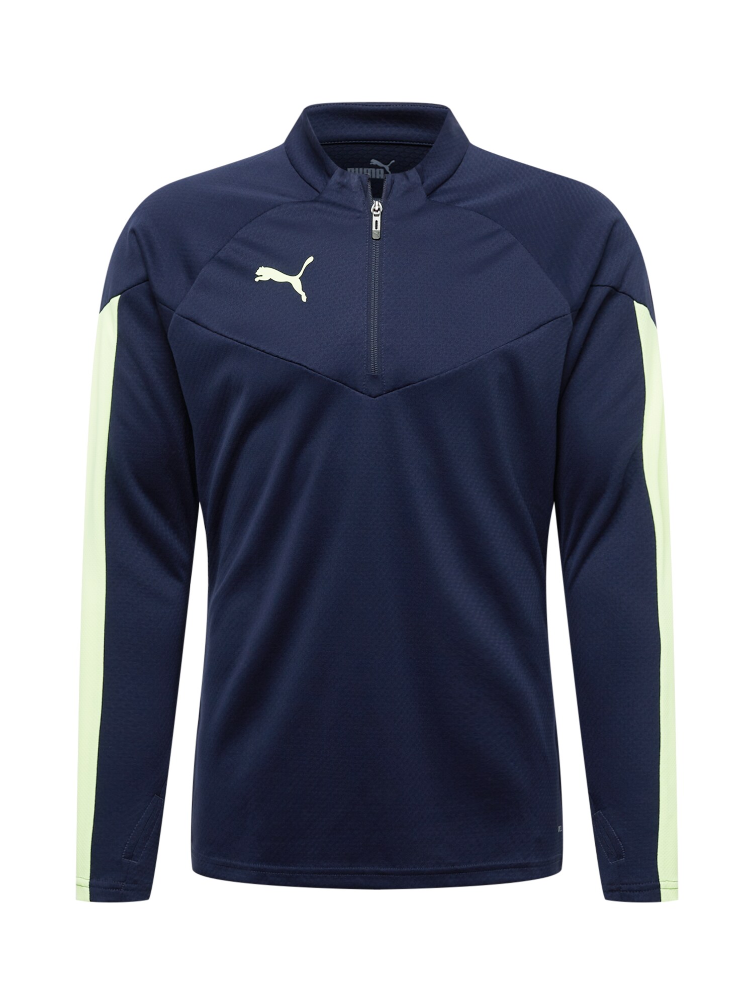 PUMA Tricou funcțional Final  bleumarin / verde kiwi / alb