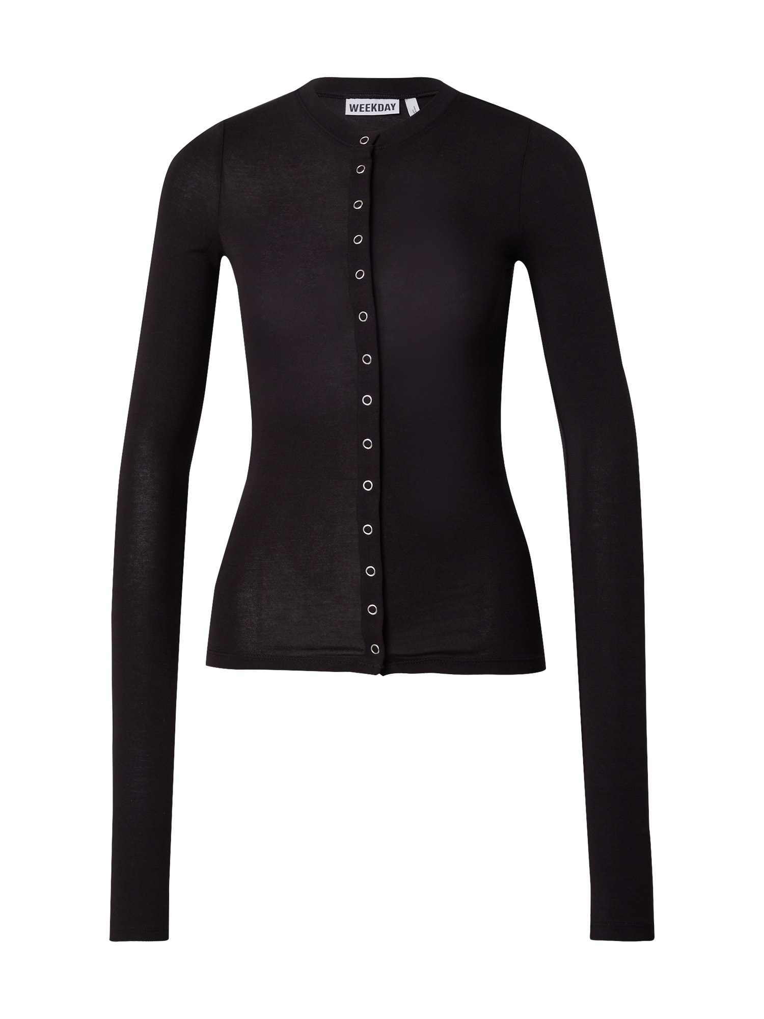 WEEKDAY Geacă tricotată Mia negru