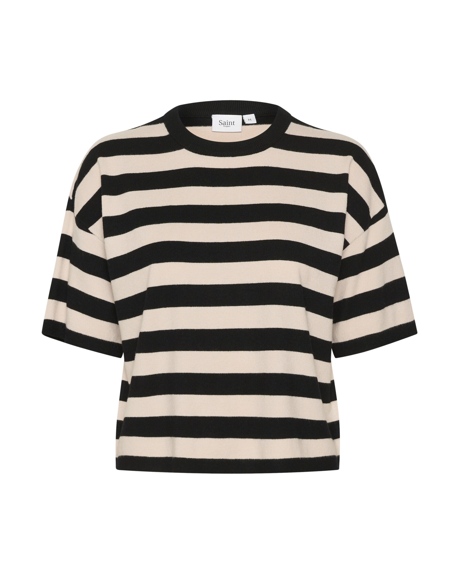 SAINT TROPEZ Pulover Fikam  bej deschis / negru