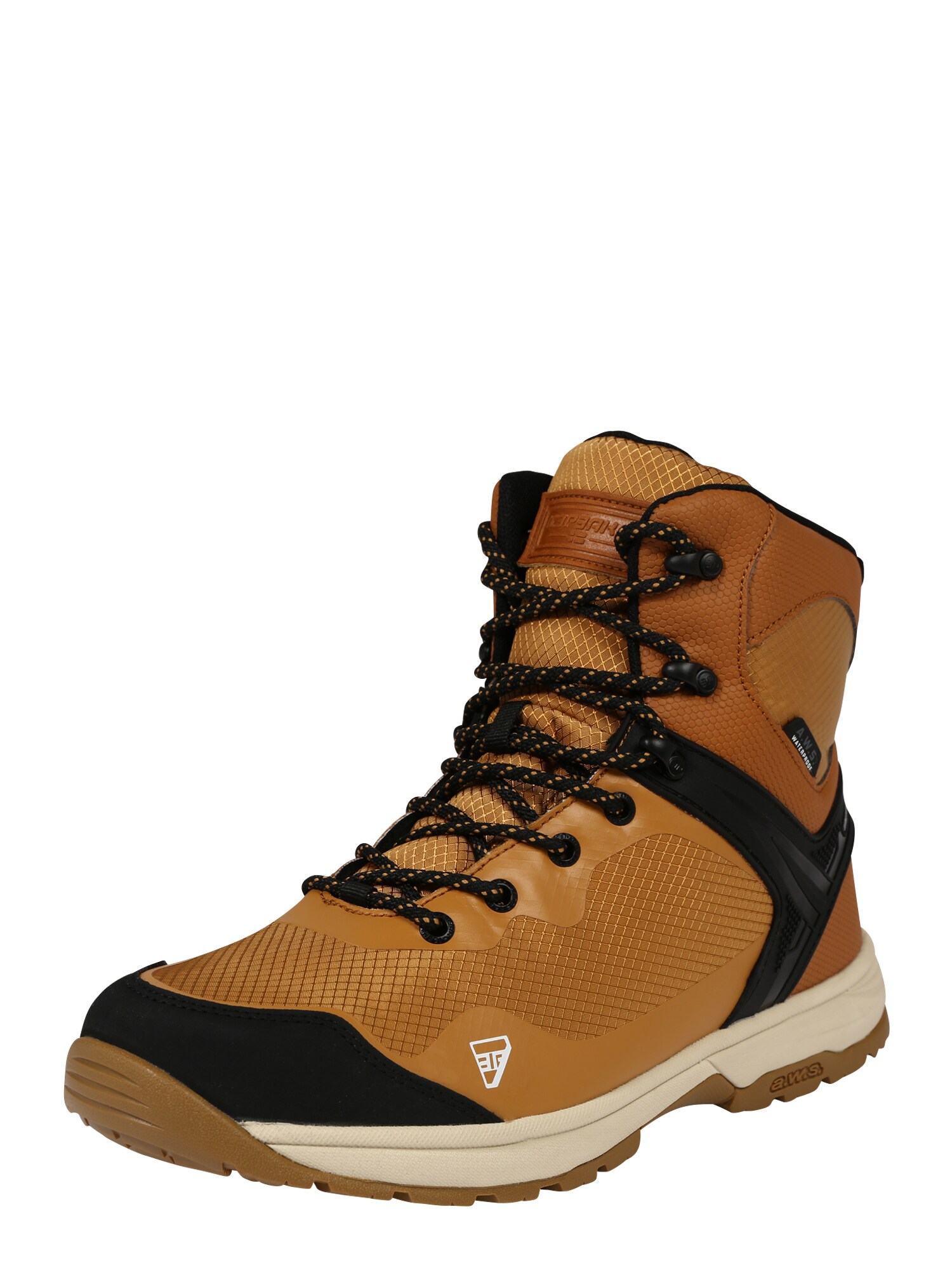 ICEPEAK Auliniai batai 'ALDAN'  šviesiai ruda / karamelės / juoda